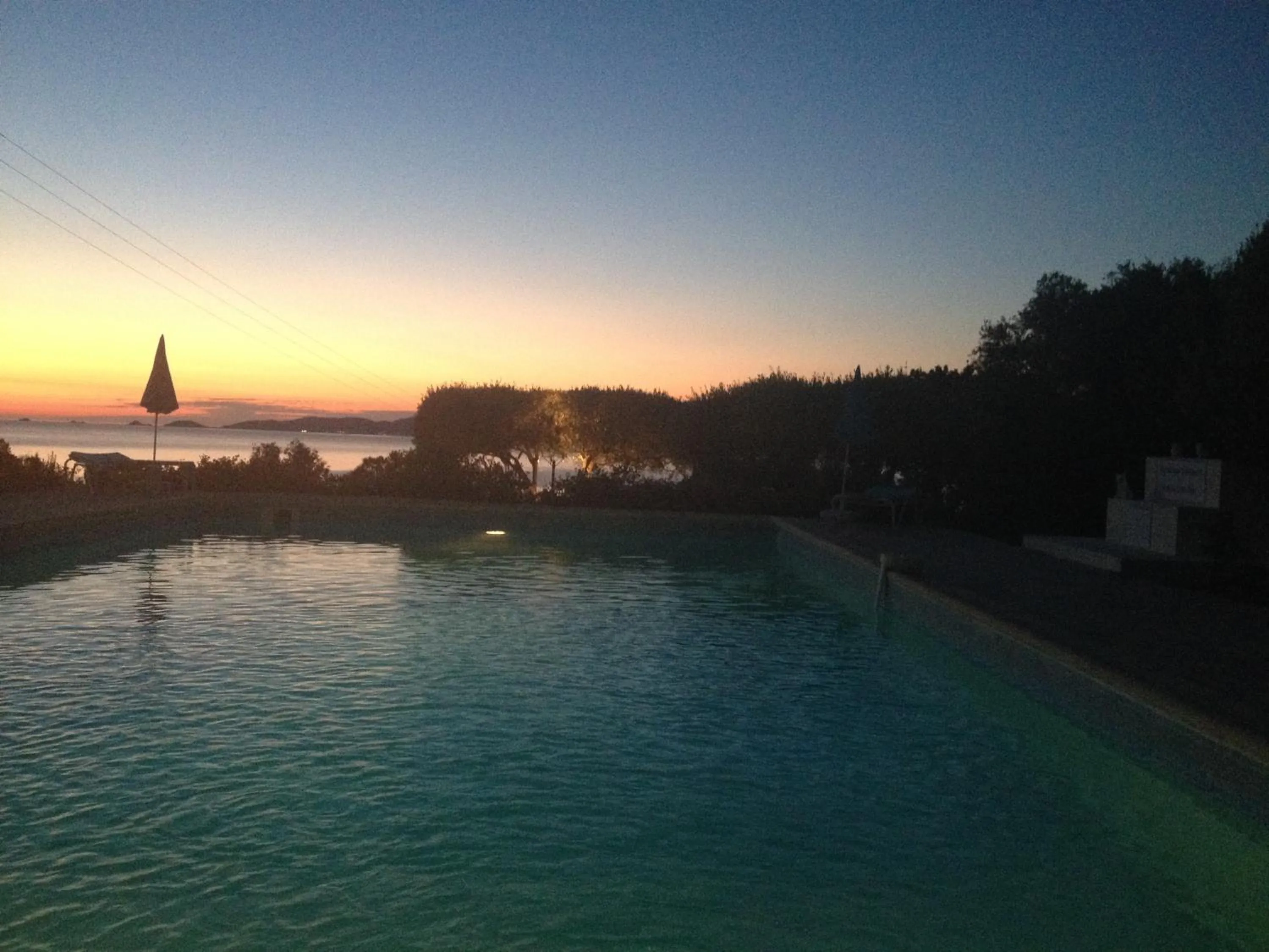 Pool view in Hotel Celine