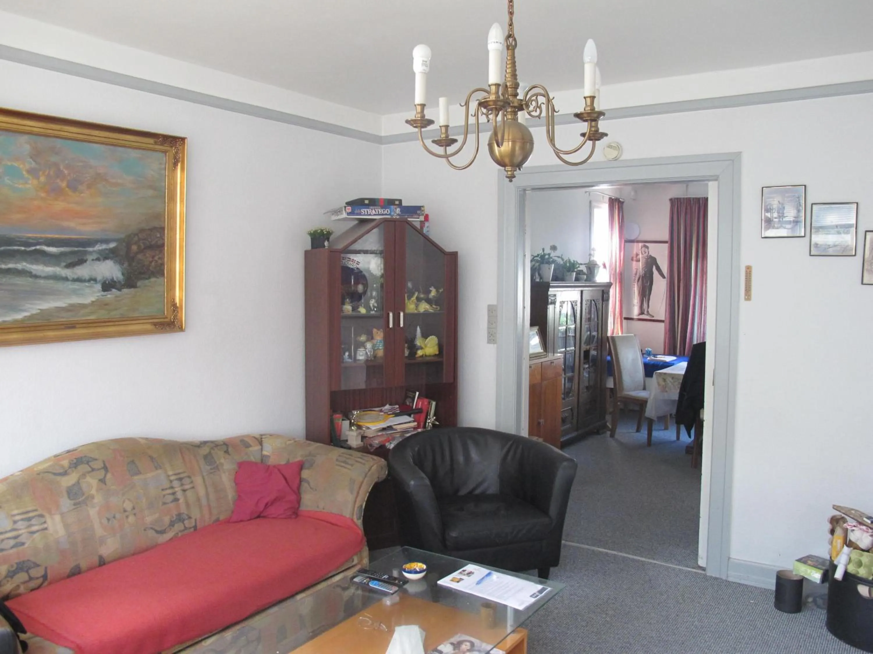 Communal lounge/ TV room in Guesthouse Sharon Aarhus