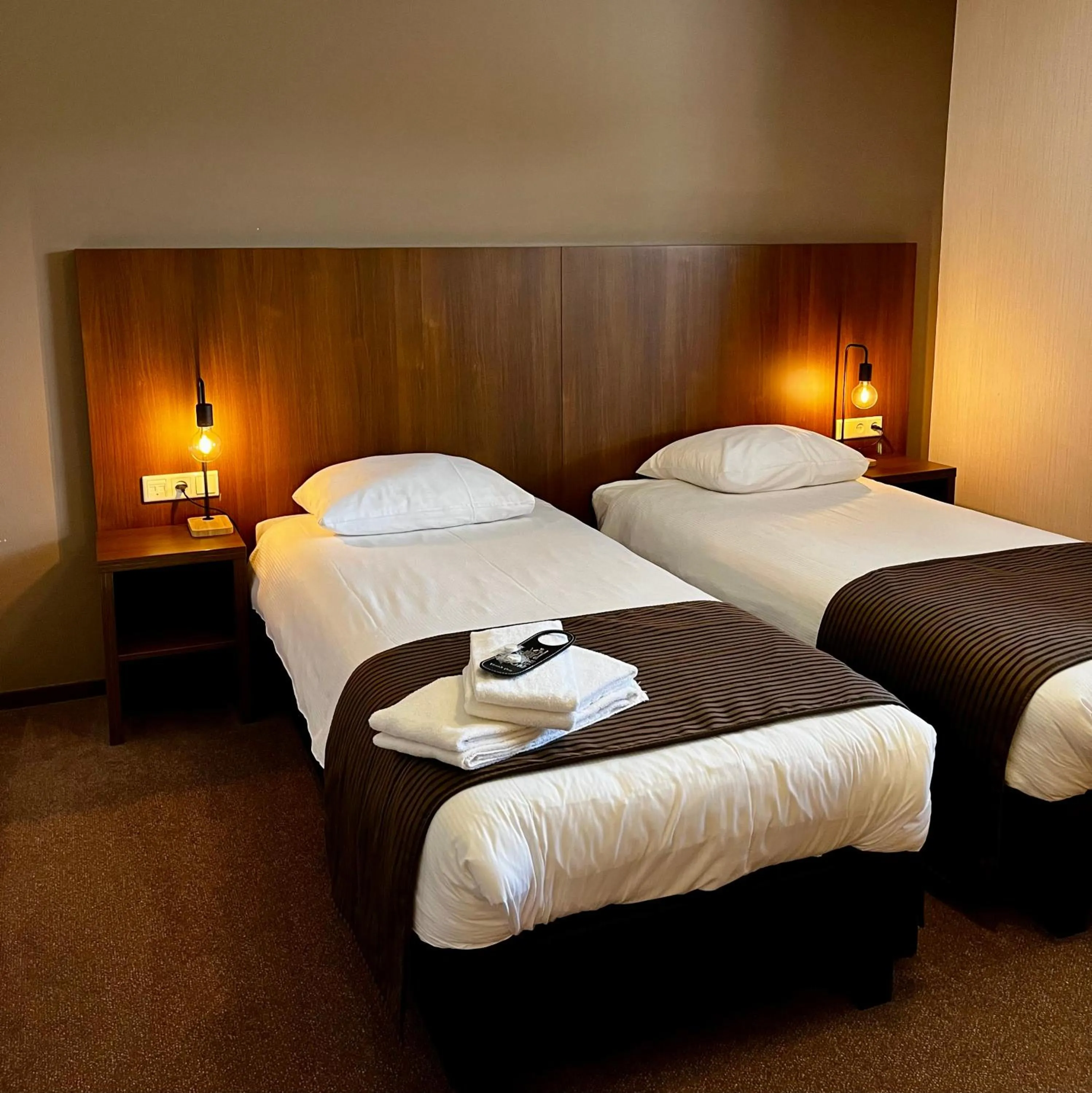 Bed in Hotel De Roode Leeuw Terborg