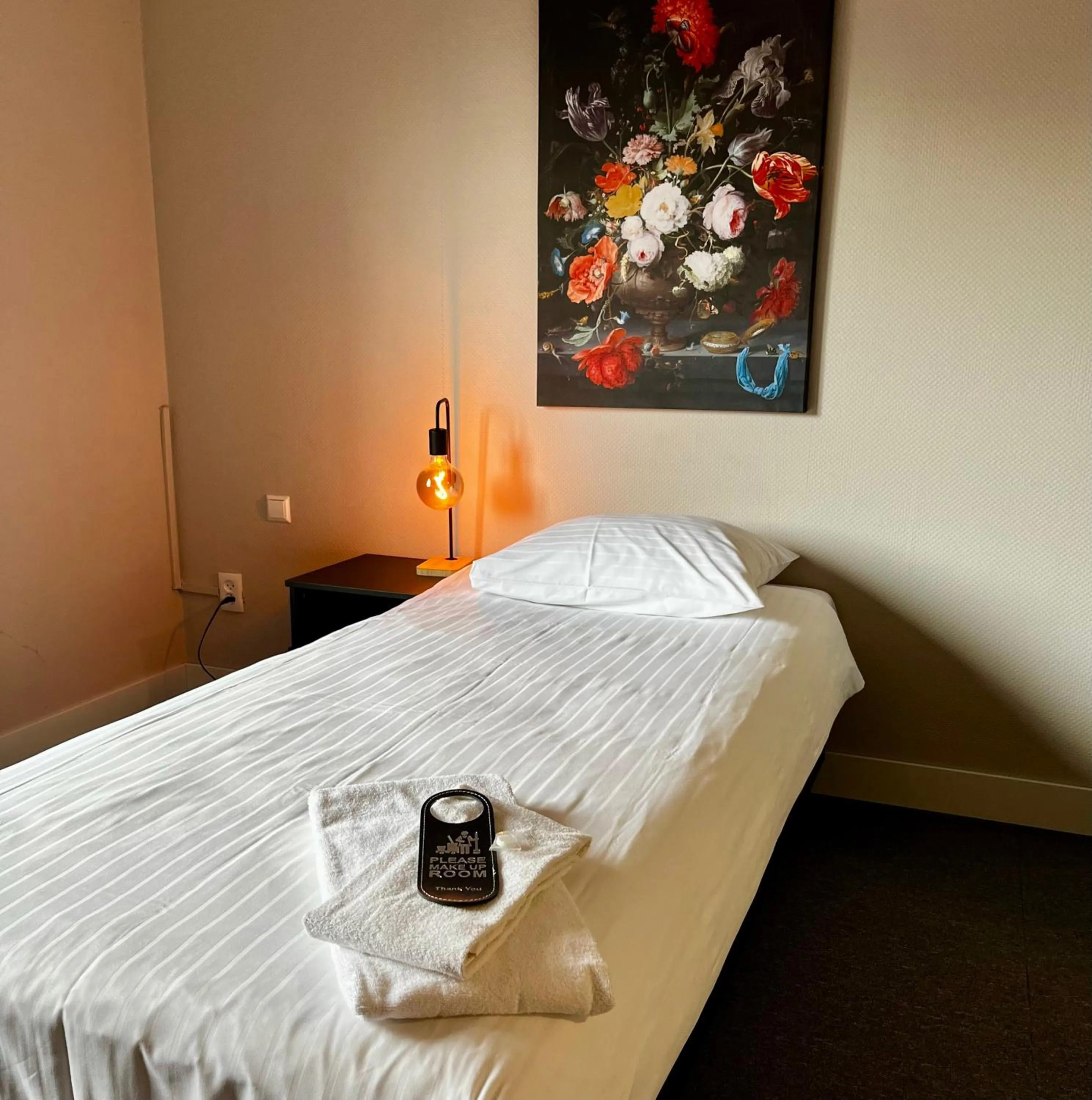 Bed in Hotel De Roode Leeuw Terborg