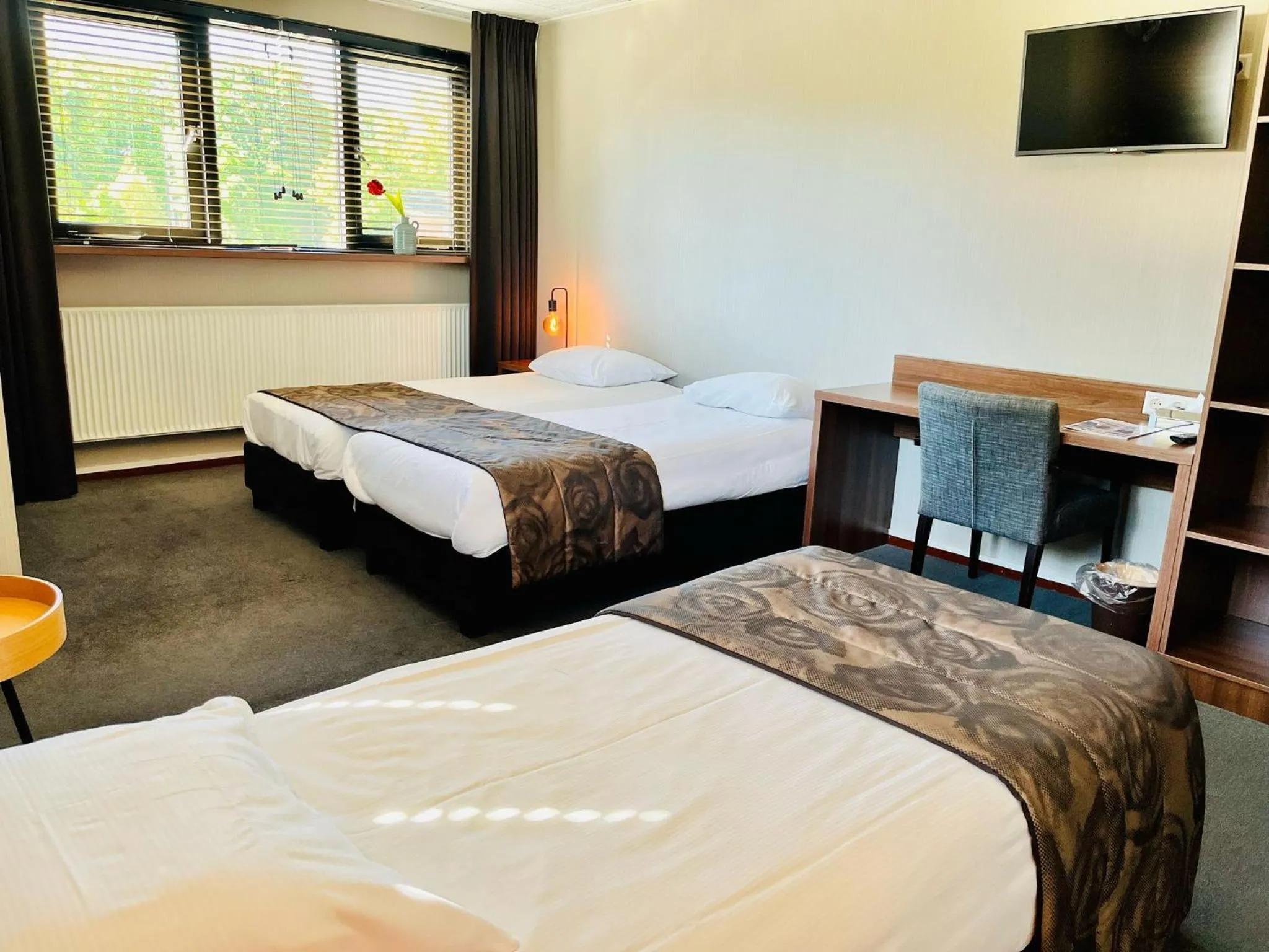 Bed in Hotel De Roode Leeuw Terborg