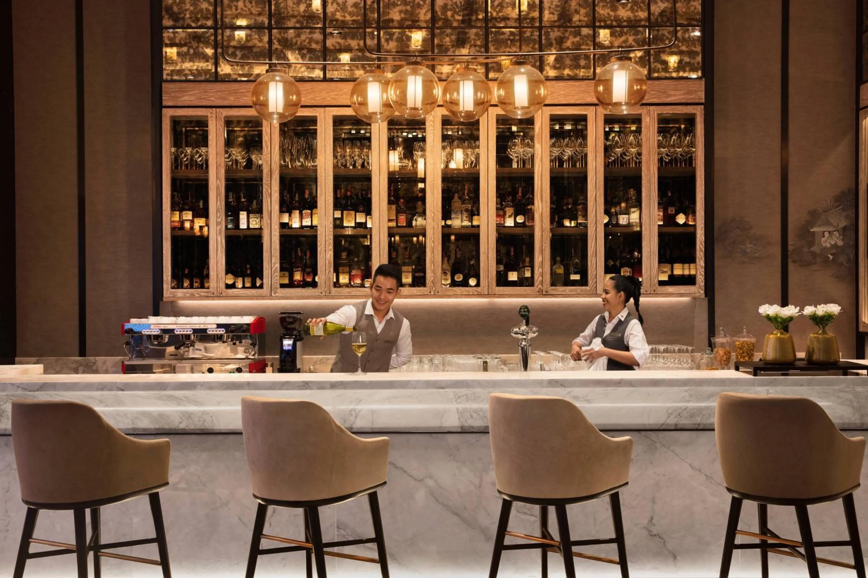 Lobby or reception in Bangkok Marriott Hotel The Surawongse