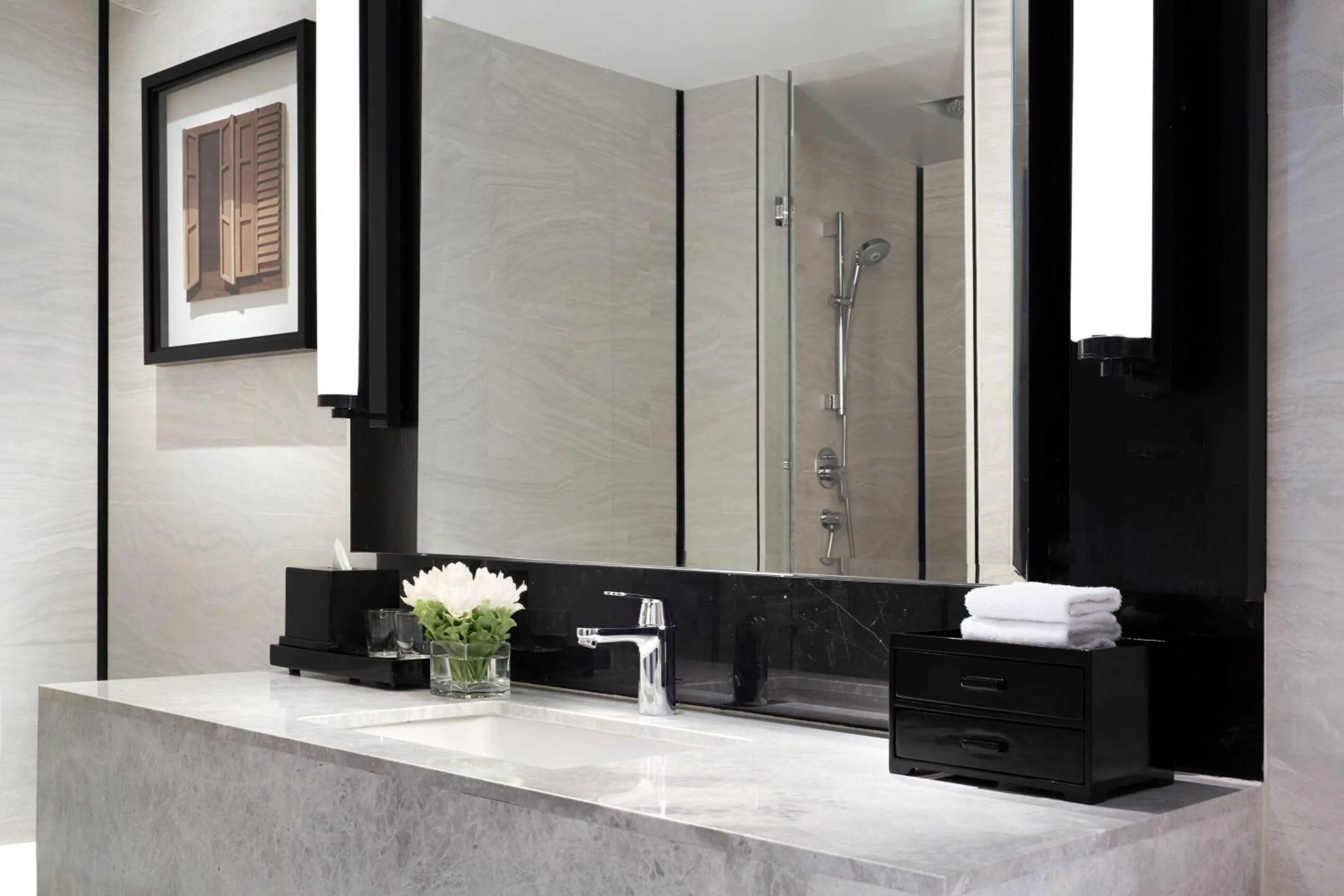 Bathroom in Bangkok Marriott Hotel The Surawongse