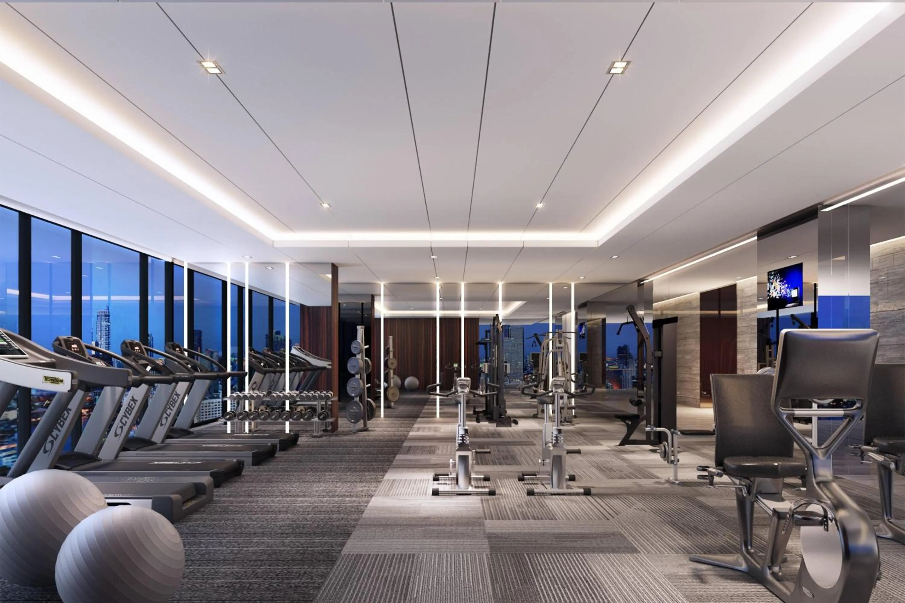 Fitness centre/facilities in Bangkok Marriott Hotel The Surawongse