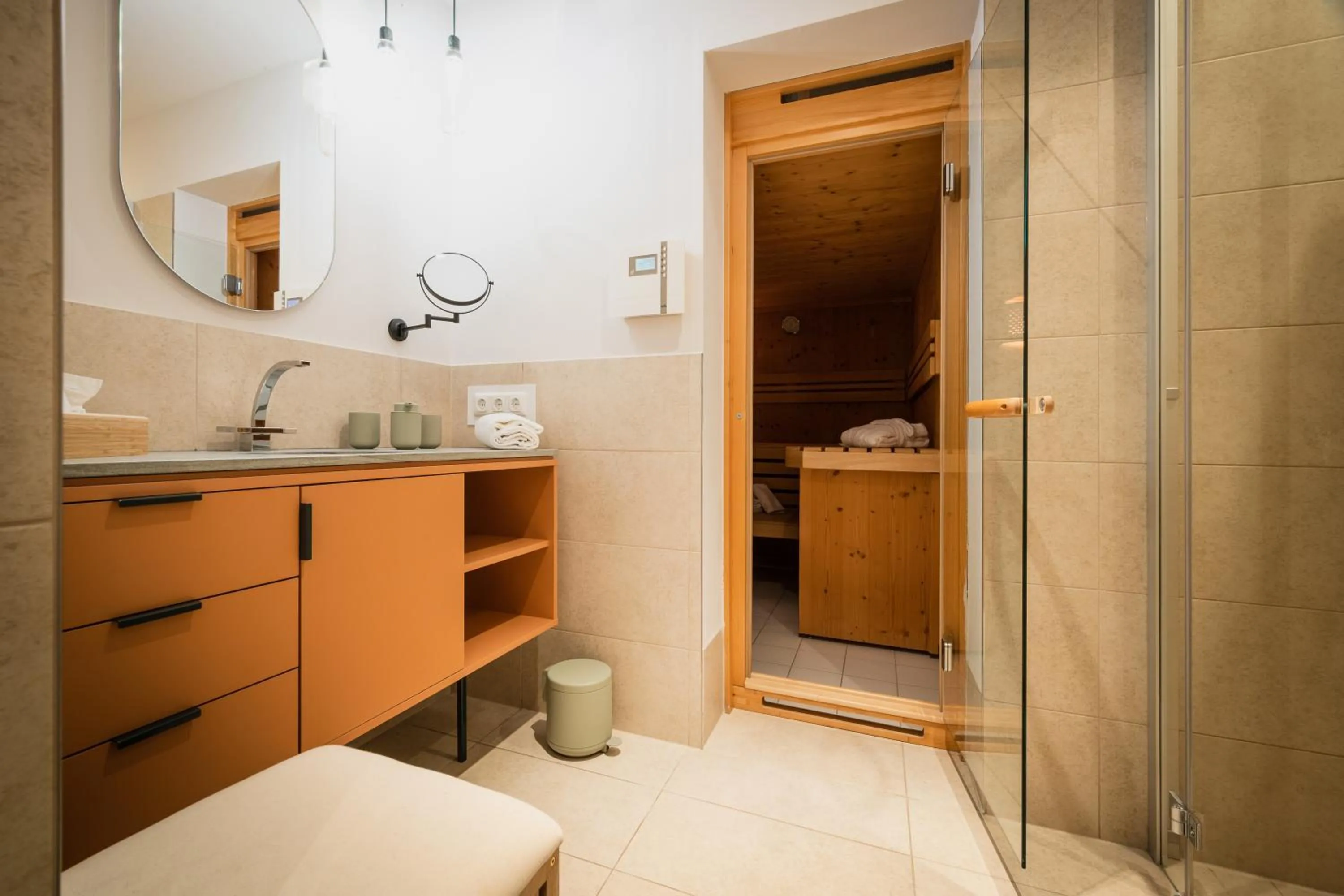 Bathroom in Exklusive Seeappartements beim Elfenhaus