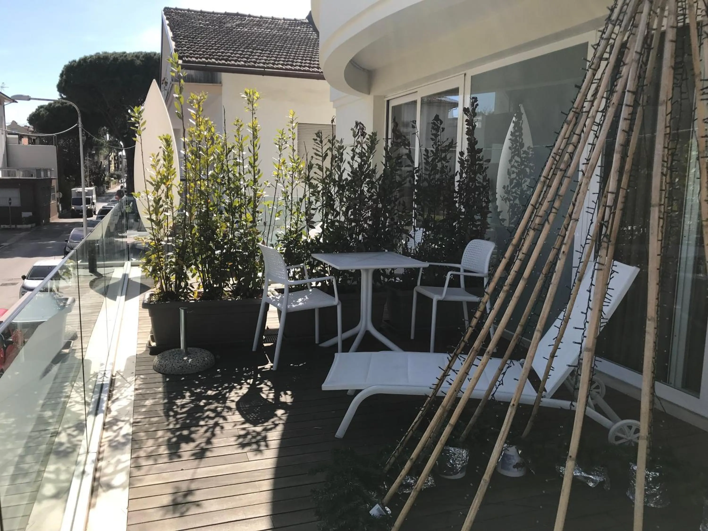 Balcony/Terrace in Hotel Villa Hermosa
