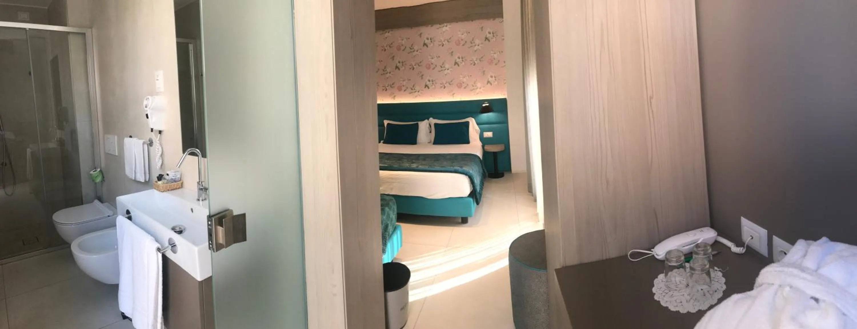 Bed in Hotel Villa Hermosa