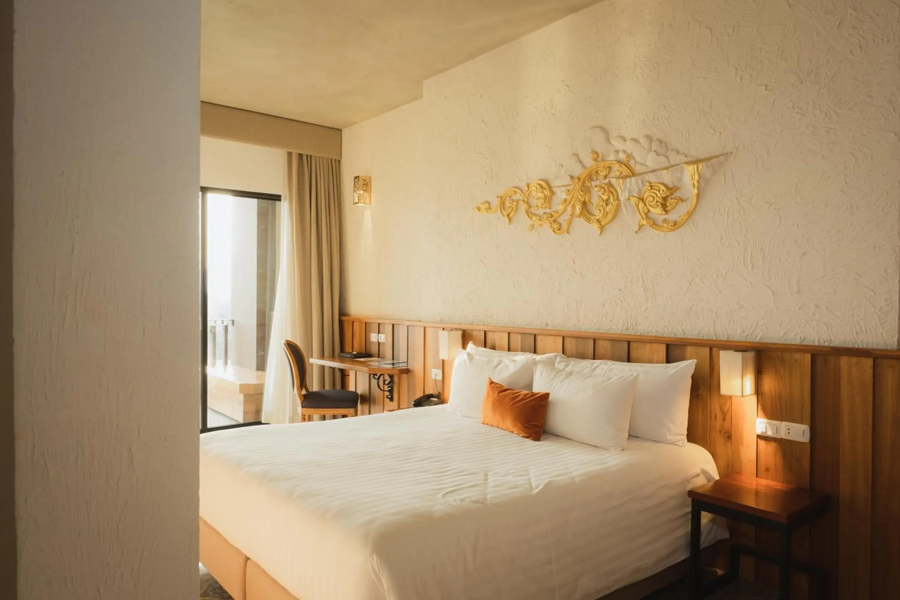 Bed in Natee The Riverfront Hotel Kanchanaburi Bed in Natee The Riverfront Hotel Kanchanaburi