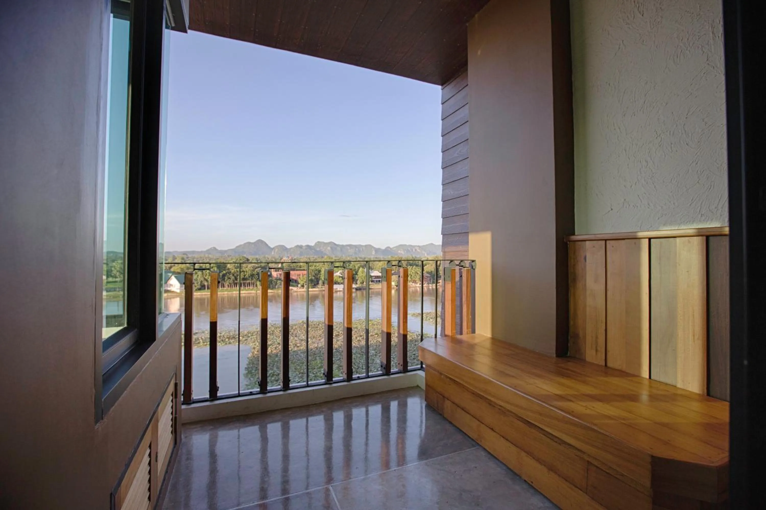 Natural landscape in Natee The Riverfront Hotel Kanchanaburi