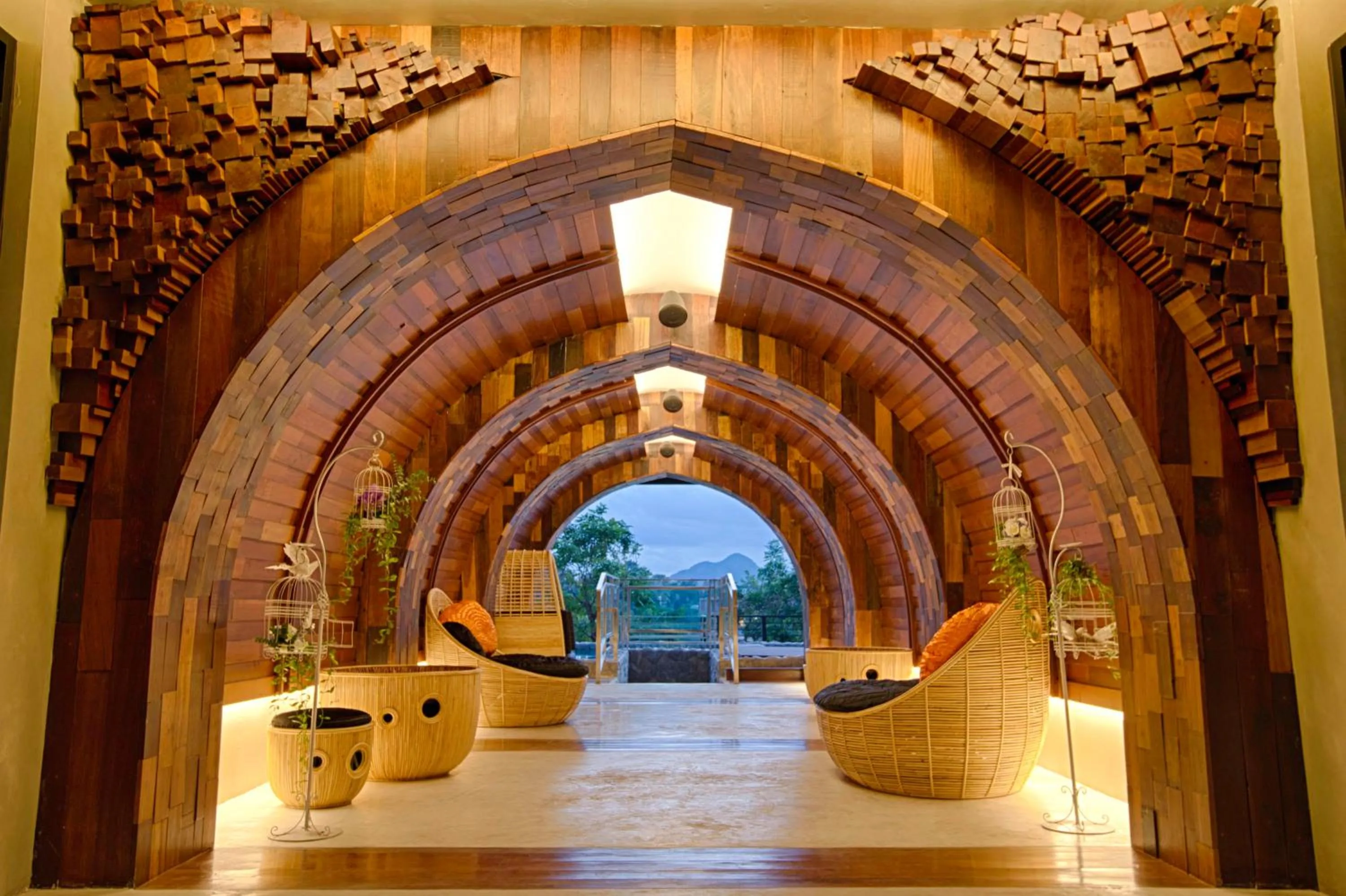 Lobby or reception in Natee The Riverfront Hotel Kanchanaburi