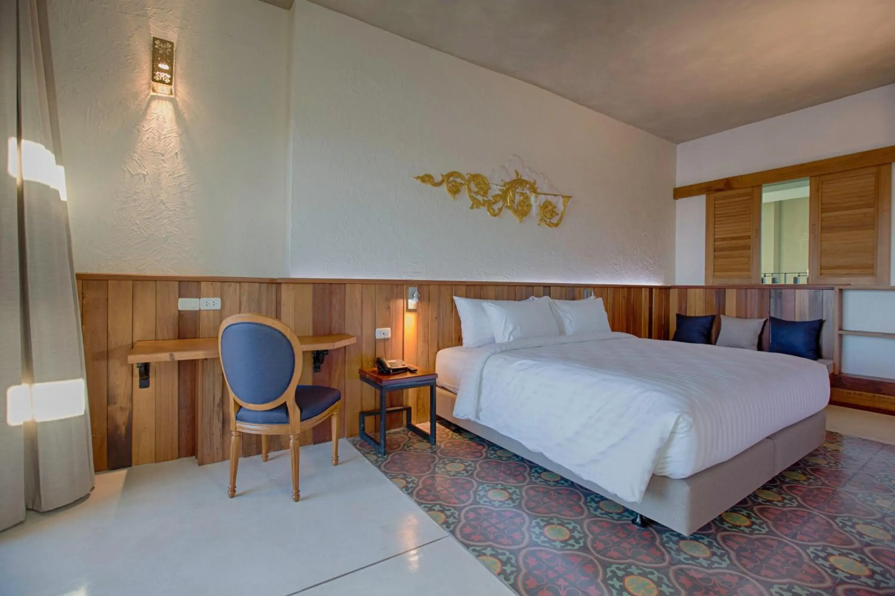 Bed in Natee The Riverfront Hotel Kanchanaburi Bed in Natee The Riverfront Hotel Kanchanaburi