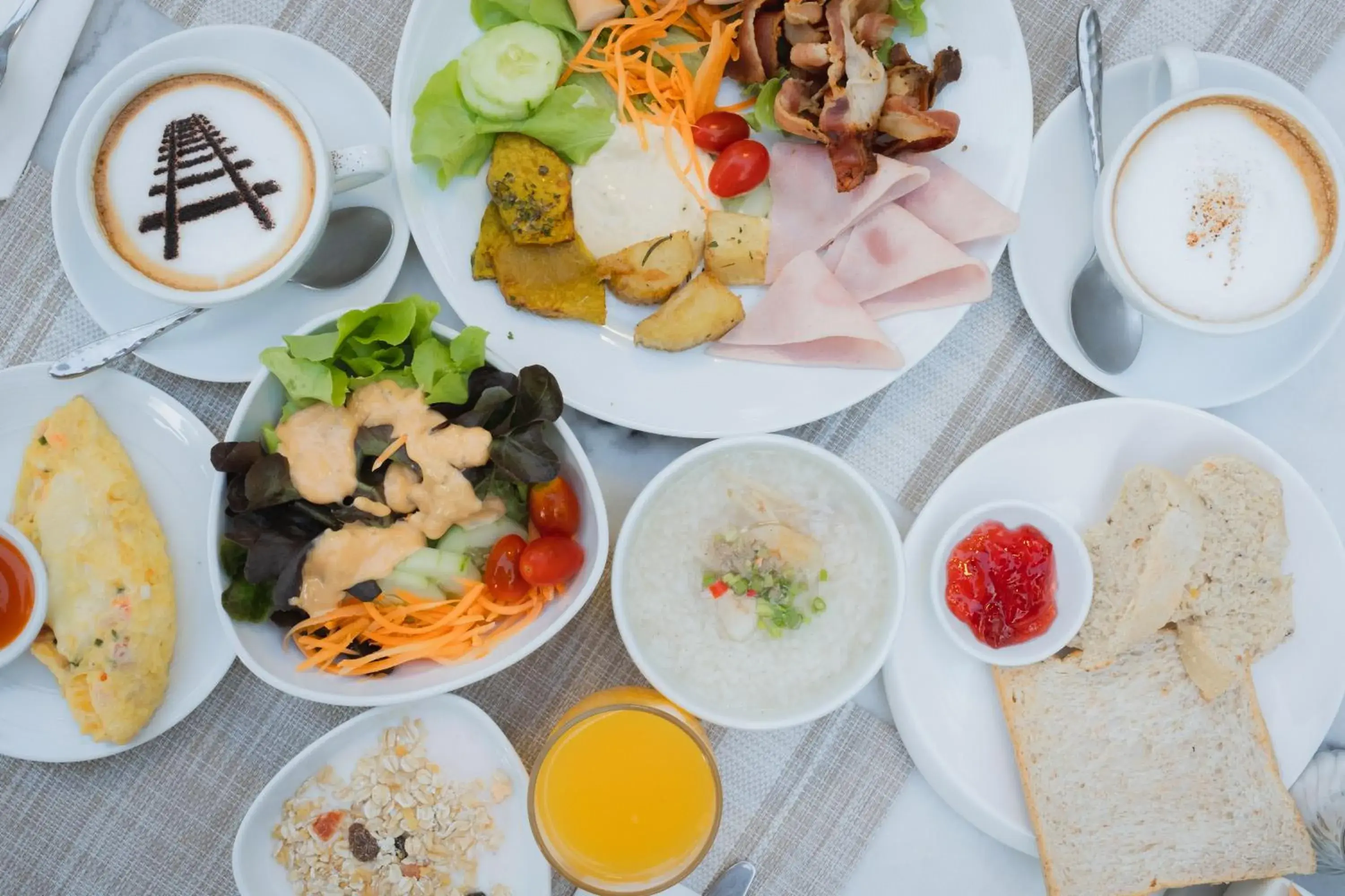 Breakfast in Natee The Riverfront Hotel Kanchanaburi Breakfast in Natee The Riverfront Hotel Kanchanaburi