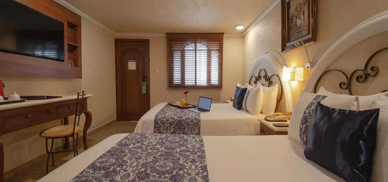Double Room with Two Double Beds in Arcángel Puebla Double Room with Two Double Beds in Arcángel Puebla