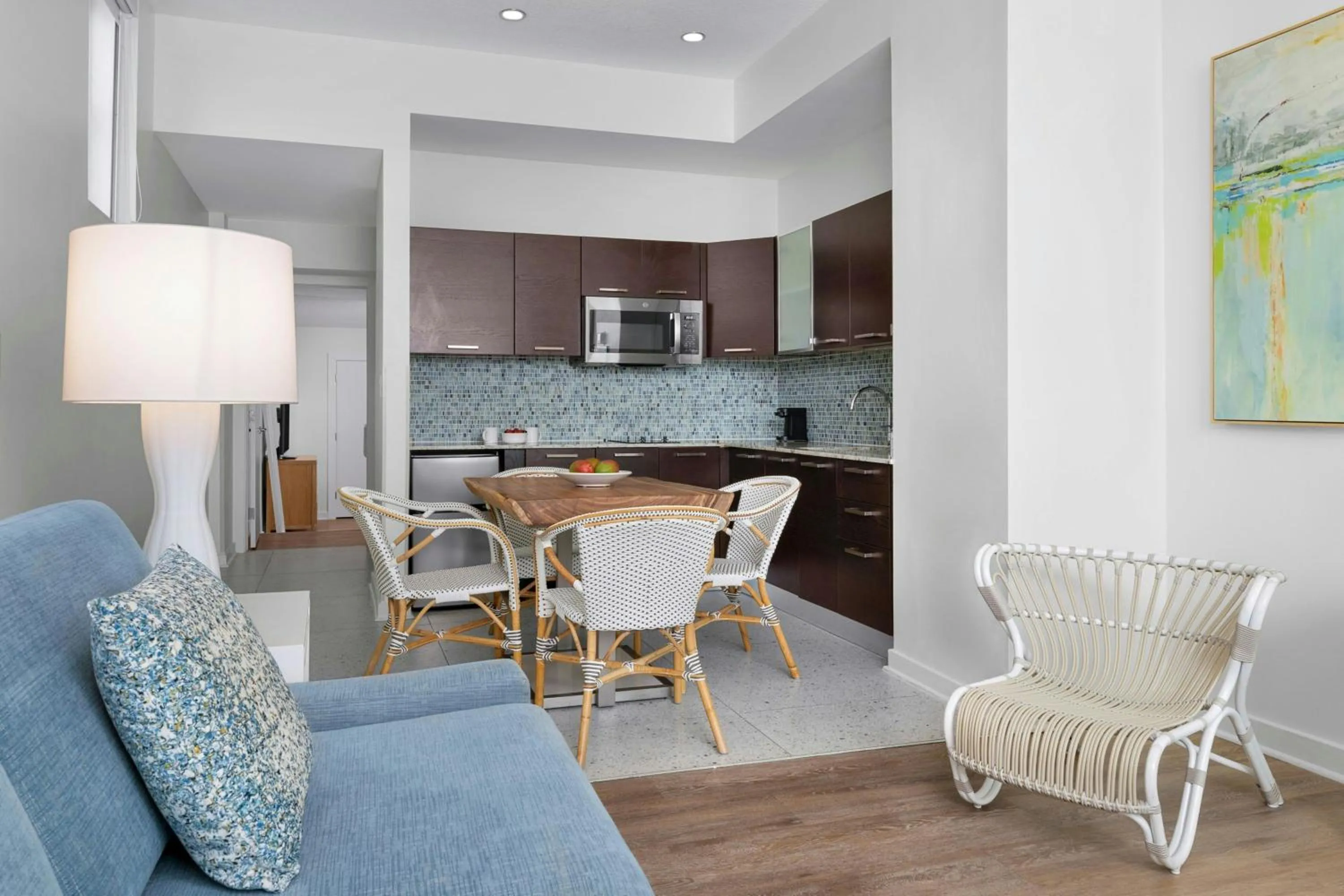 Living room in Marriott Vacation Club, South Beach