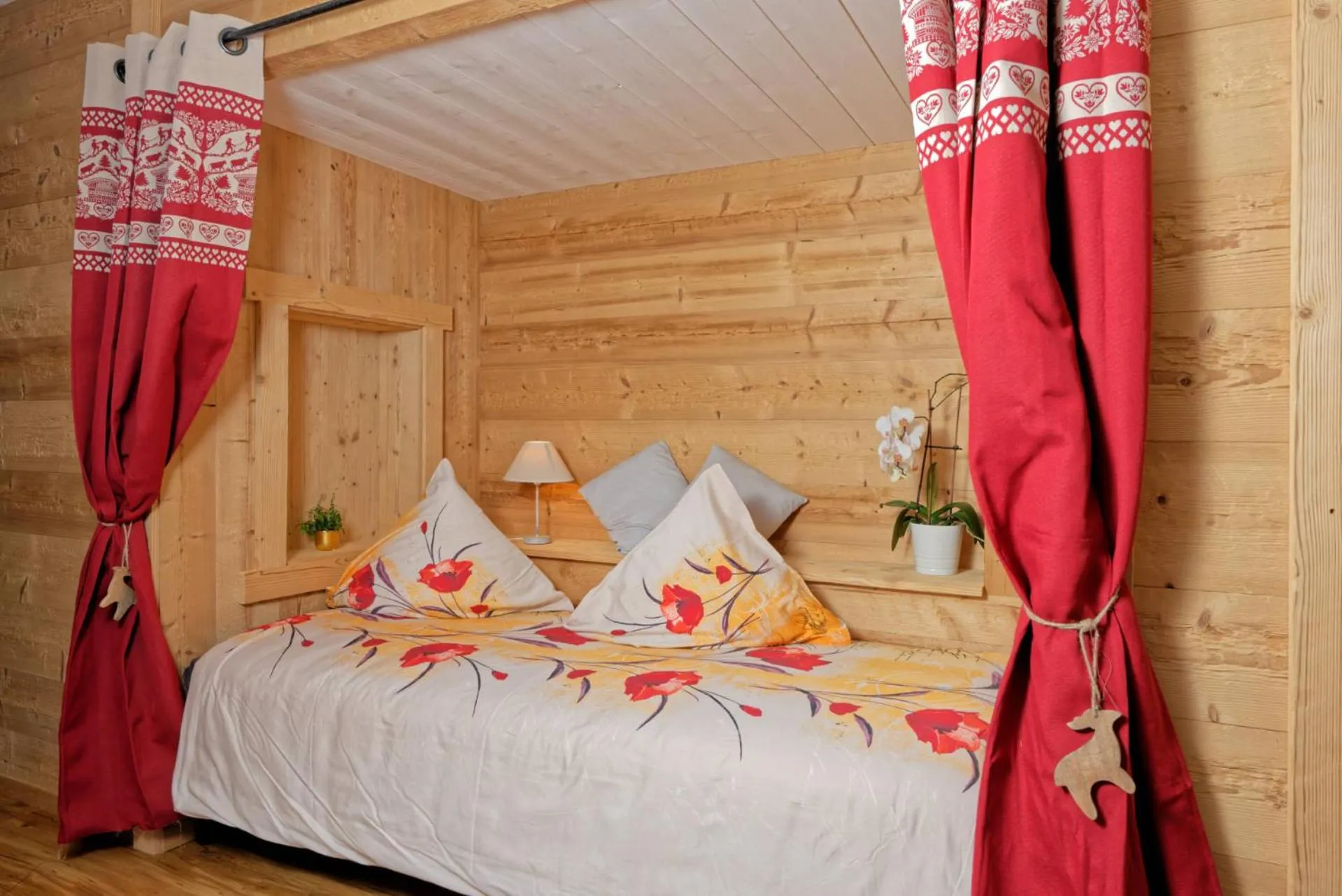 Bed in Au Bivouac de Napoléon et Spa