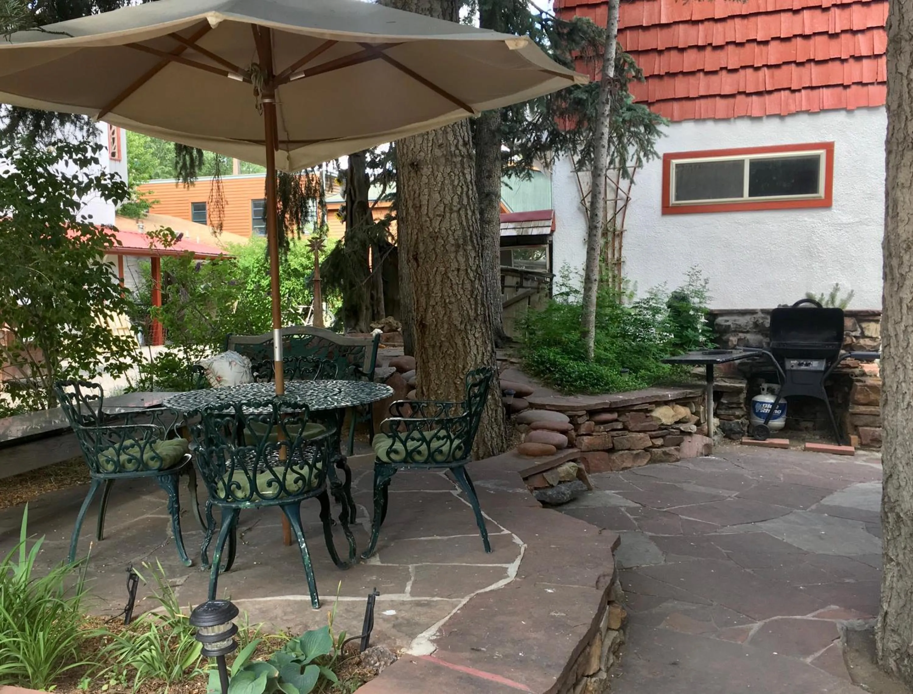 Patio in Tyrolean Lodge