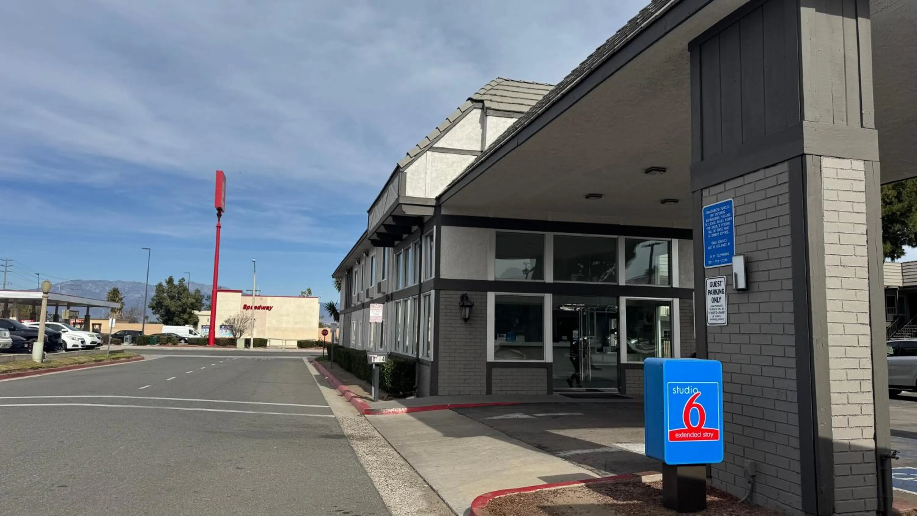 Property building in Studio 6 Corona, CA West