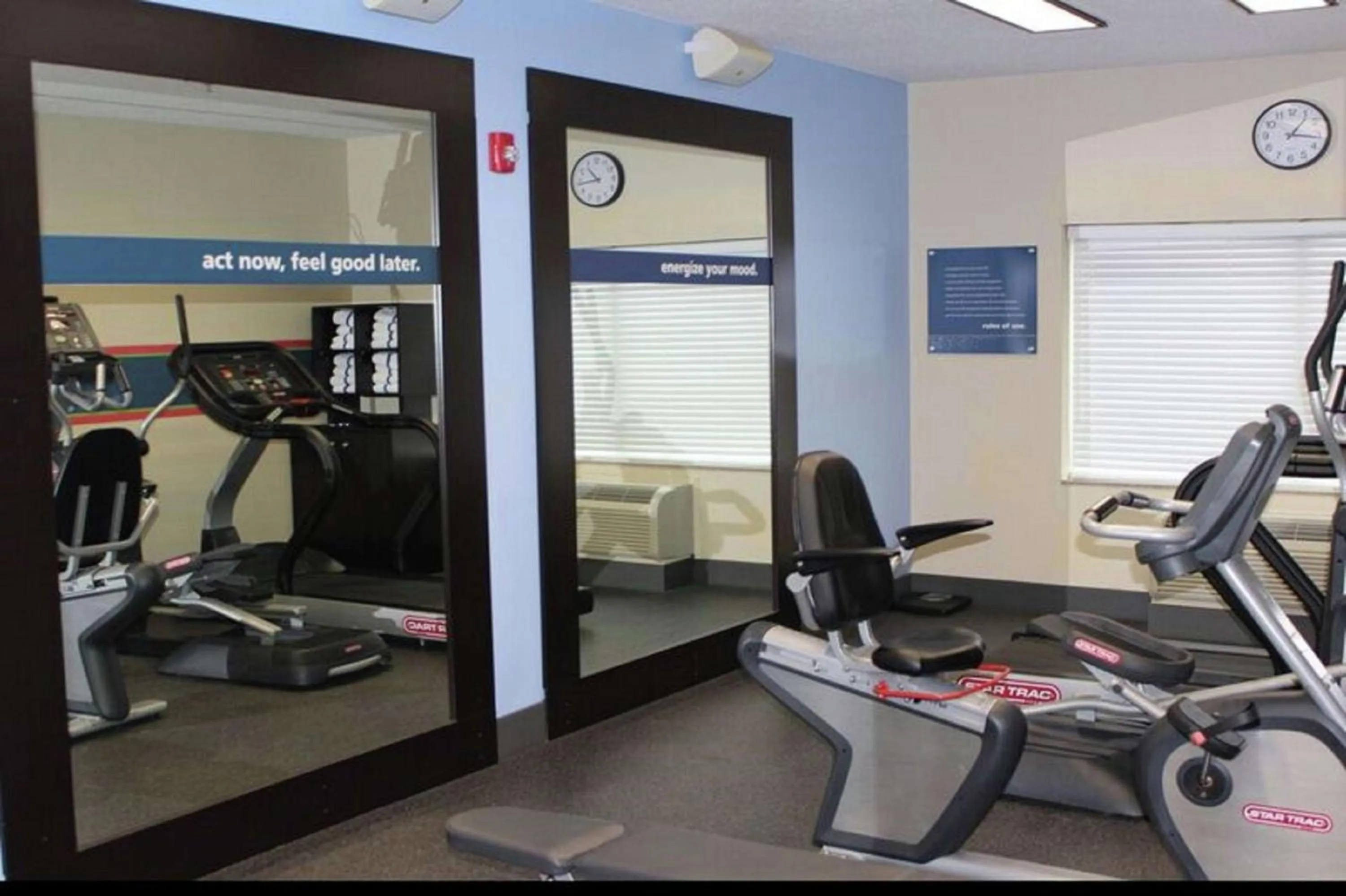Fitness centre/facilities in Hampton Inn Gallipolis