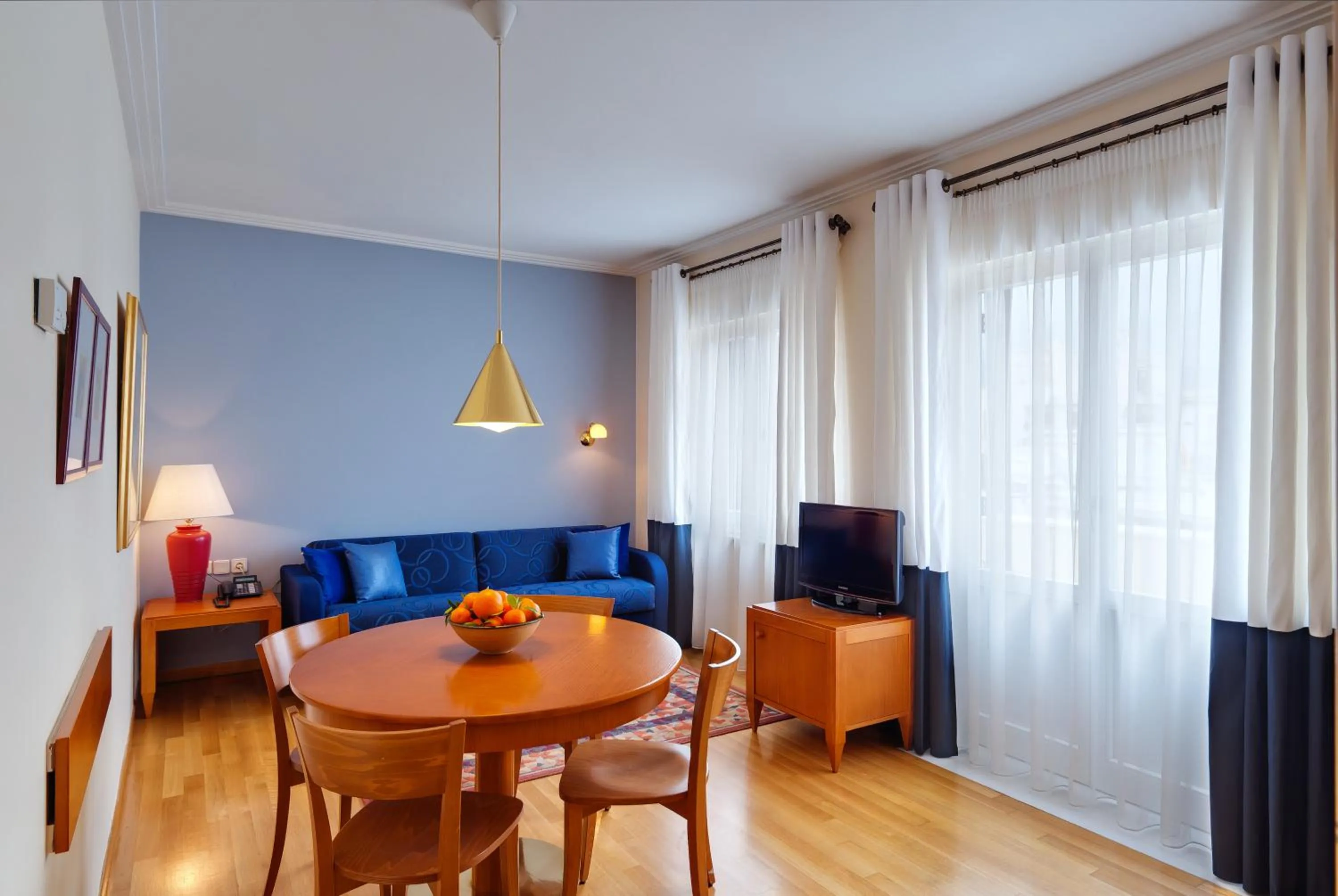 Seating area in Hapimag Apartments Athens