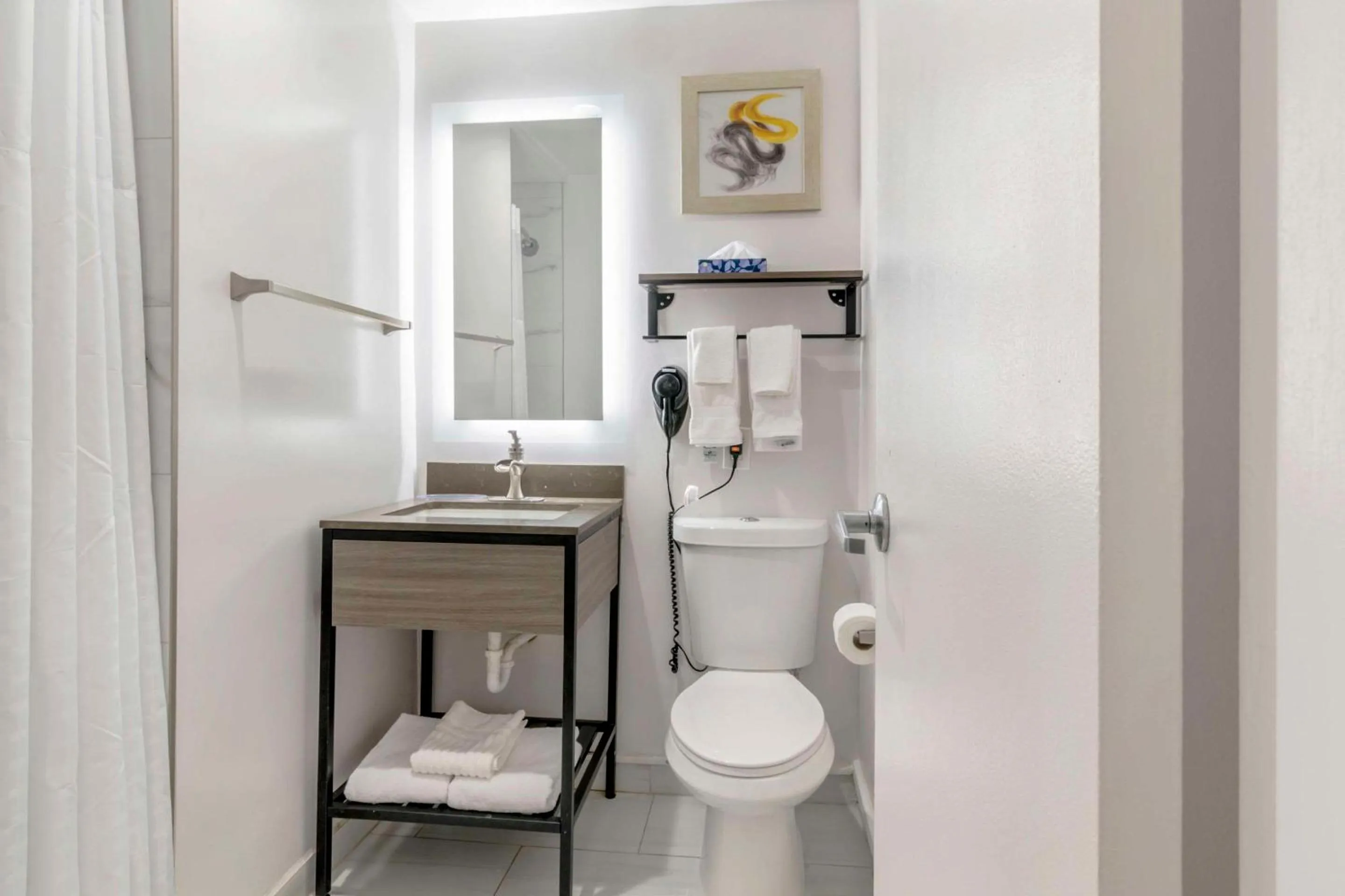 Bathroom in Comfort Inn Kansas City Midtown