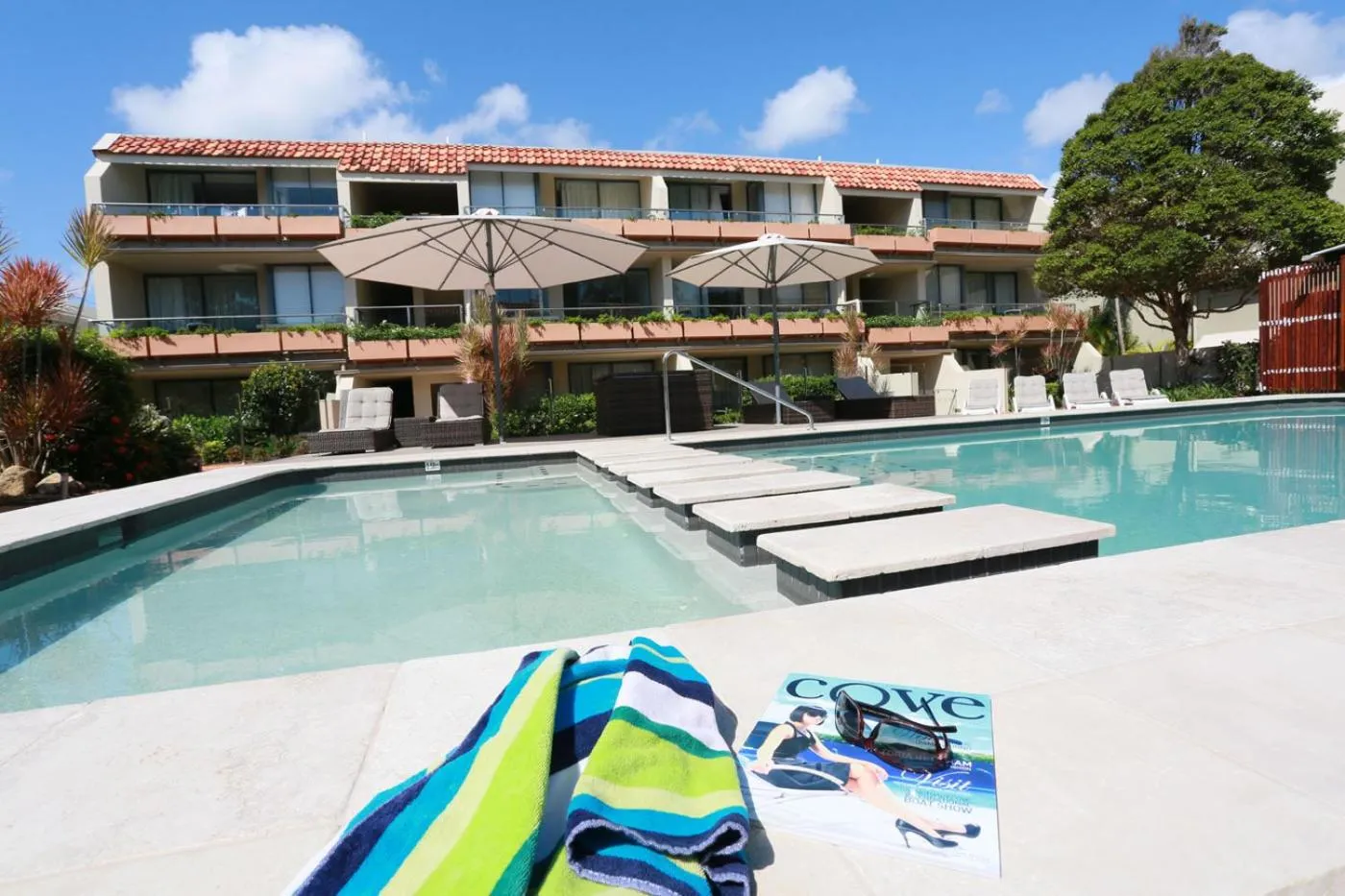 Swimming pool in Hotel Laguna