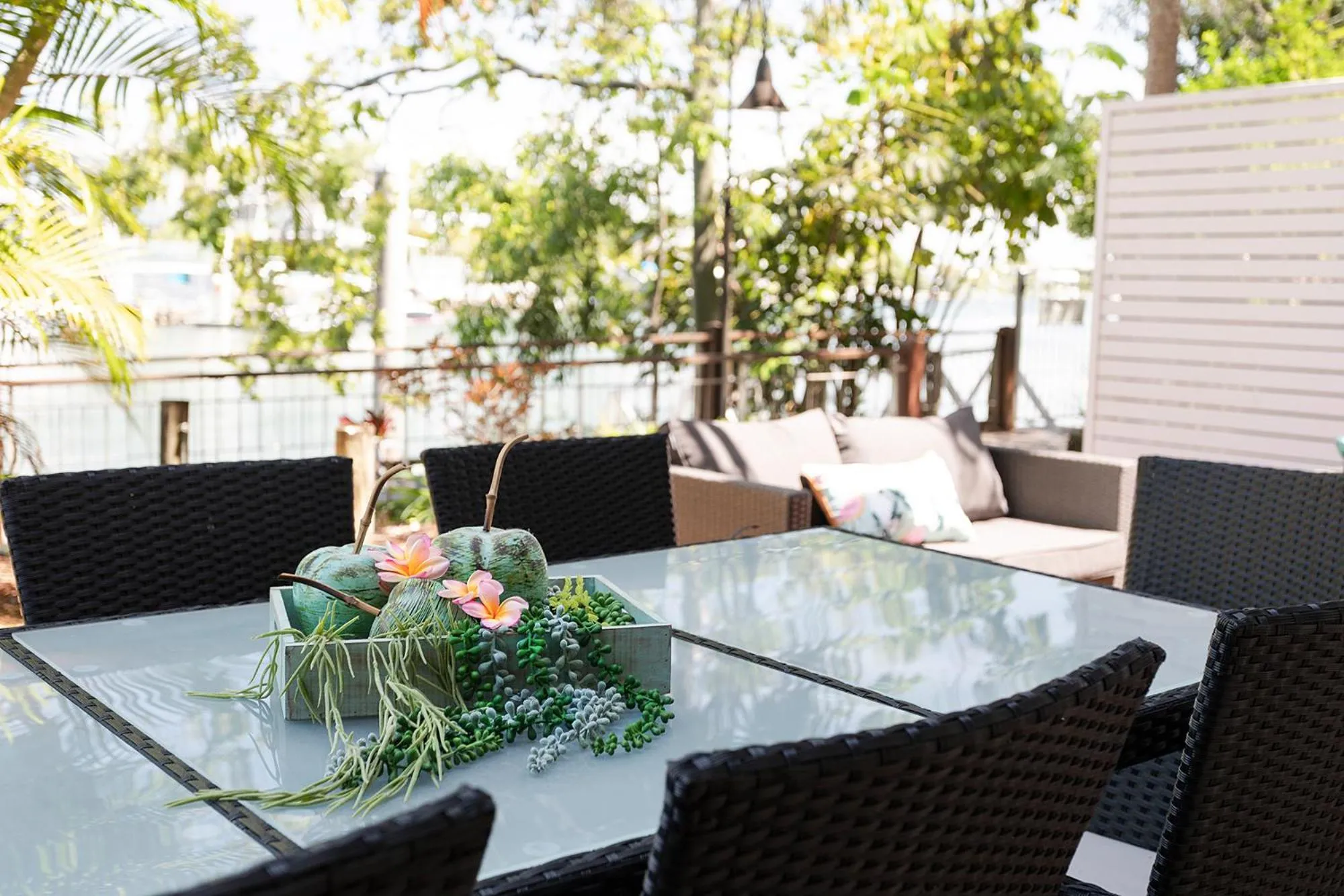 Patio in Hotel Laguna