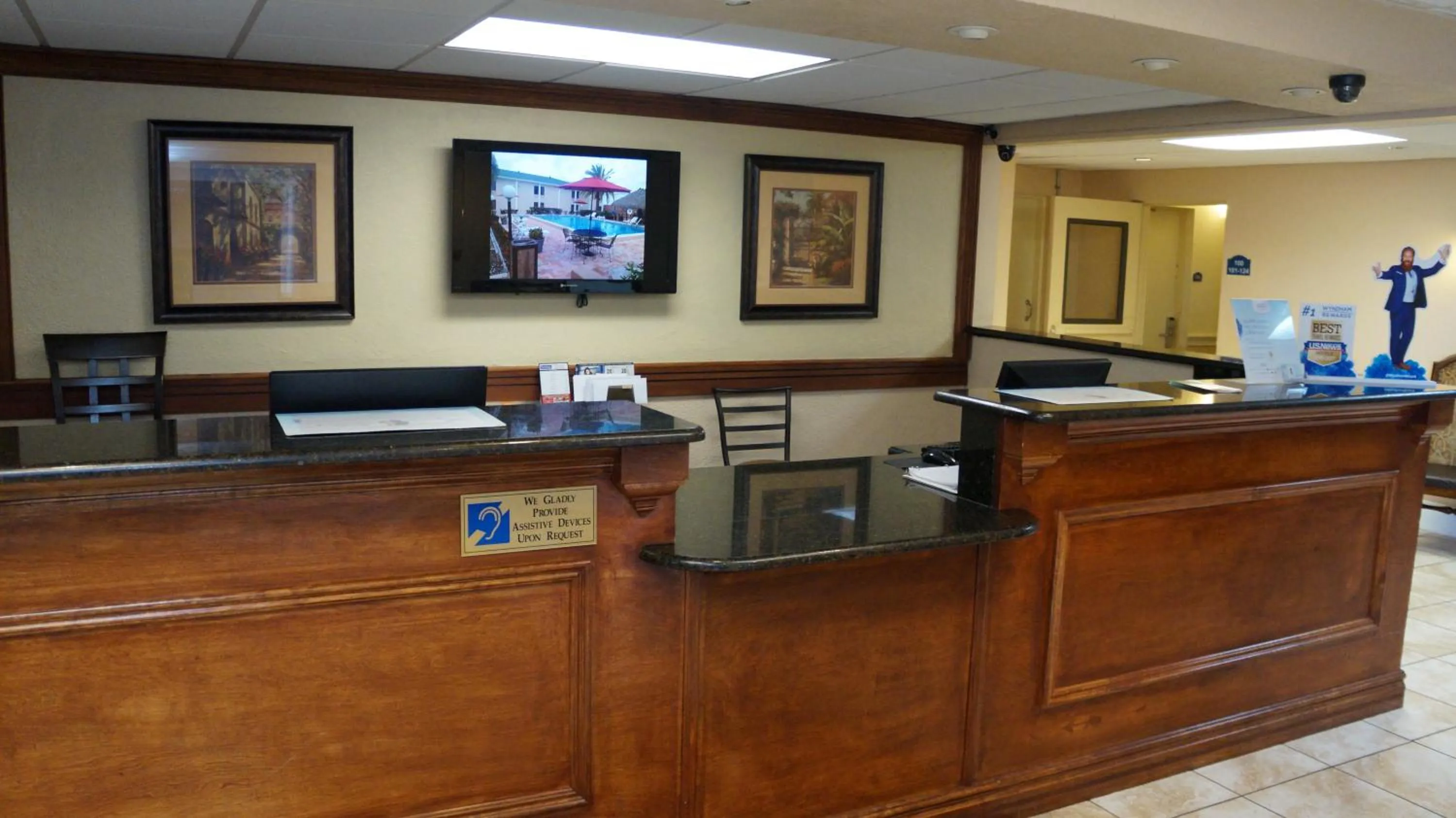 Lobby or reception, Lobby/Reception in Travelodge by Wyndham Fort Myers