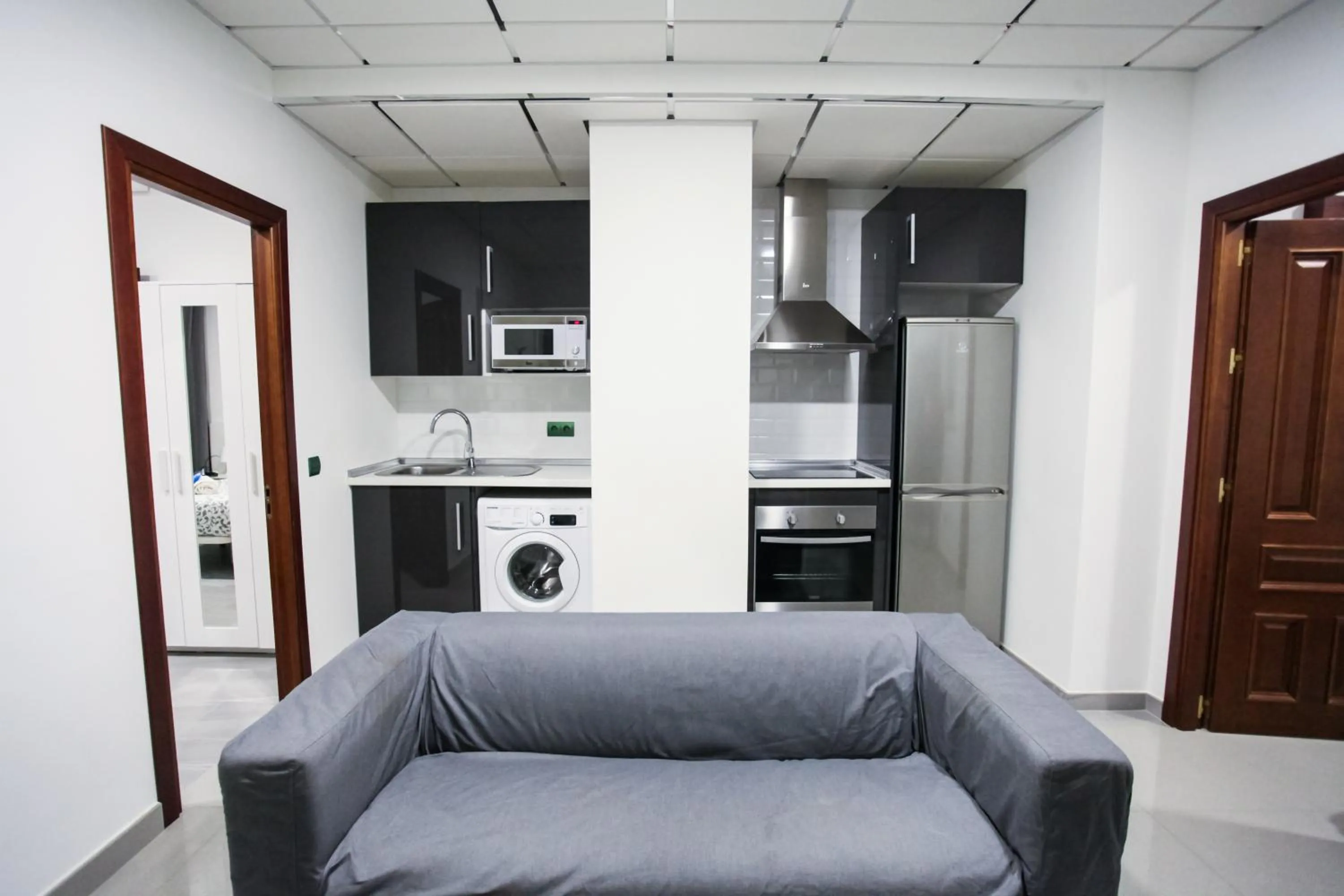 Kitchen or kitchenette in Carretería Center Apartments
