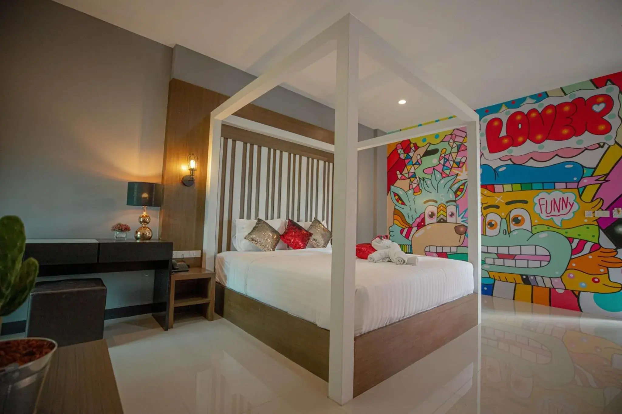 Bed in Smart Hotel Bed in Smart Hotel