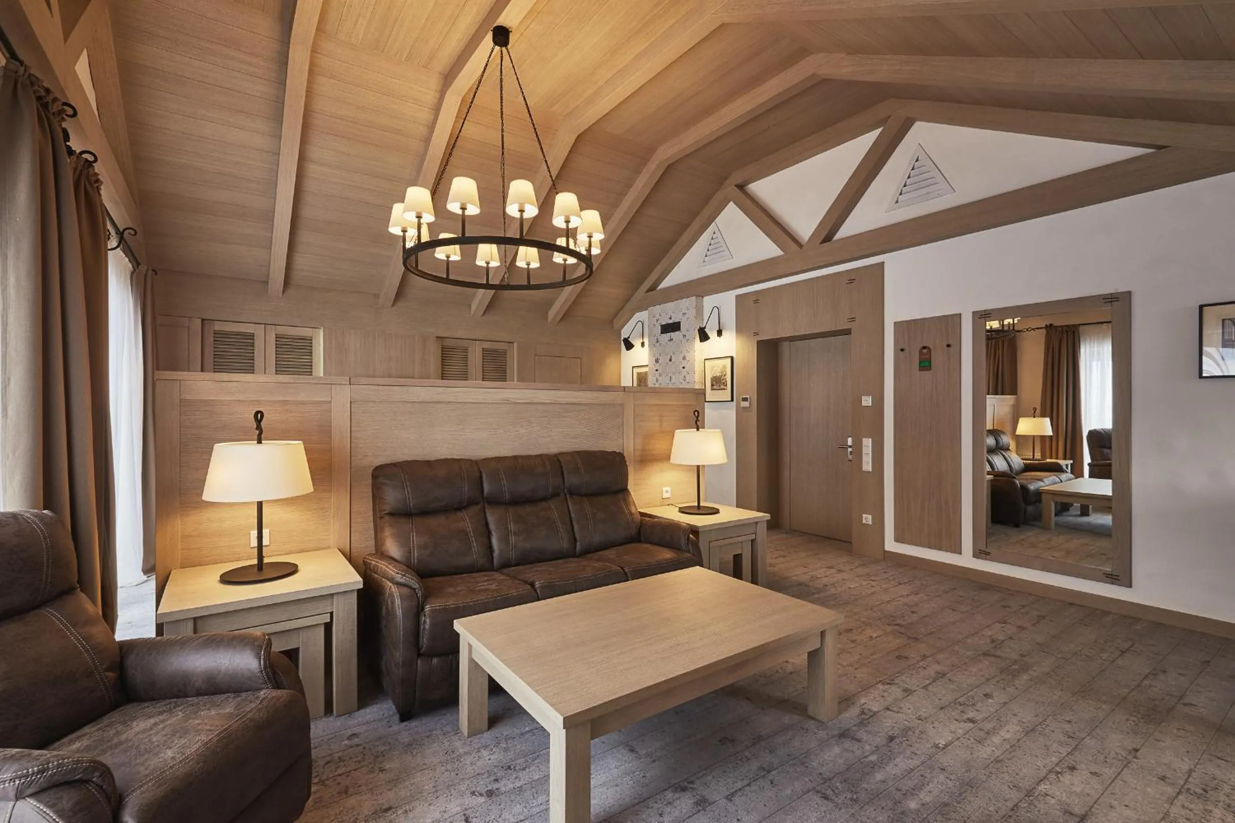 Seating area in AmstelSki