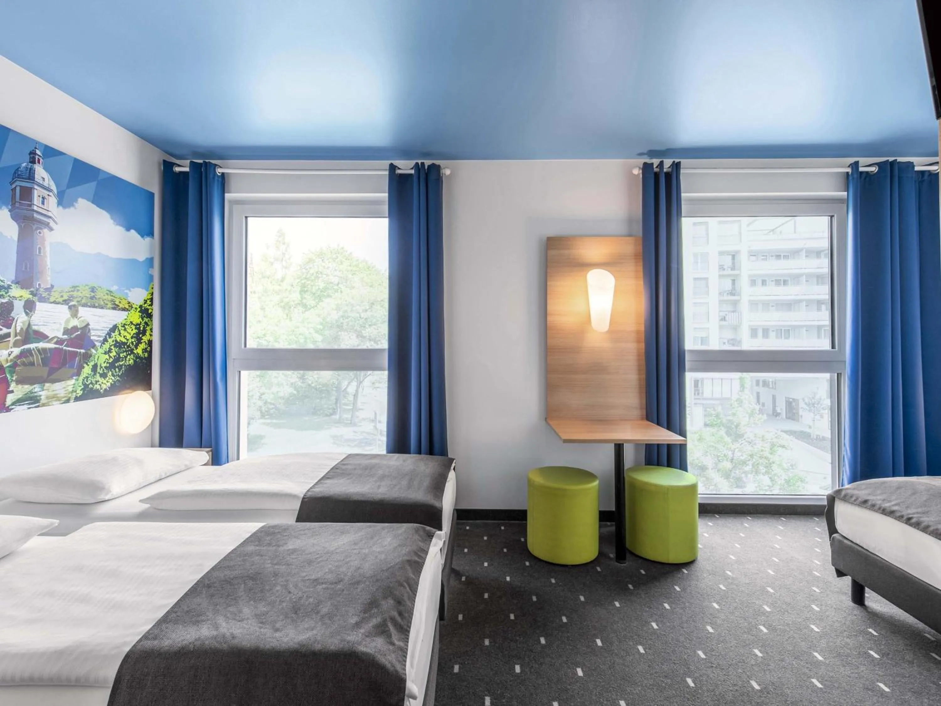 Photo of the whole room, Bed in B&B Hotel Neu-Ulm