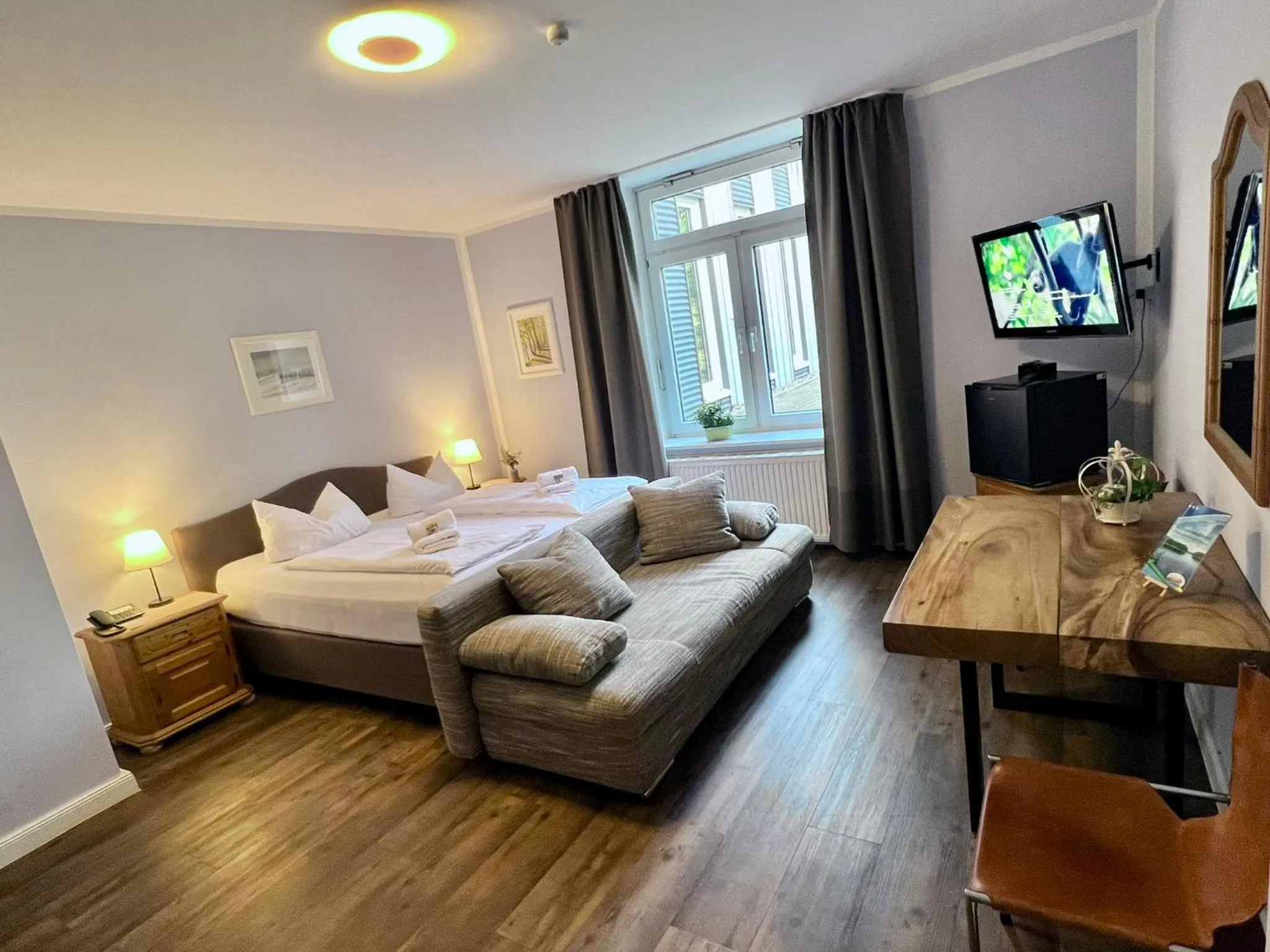 Decorative detail, Bed in Hotel Holsteinische Schweiz am Dieksee