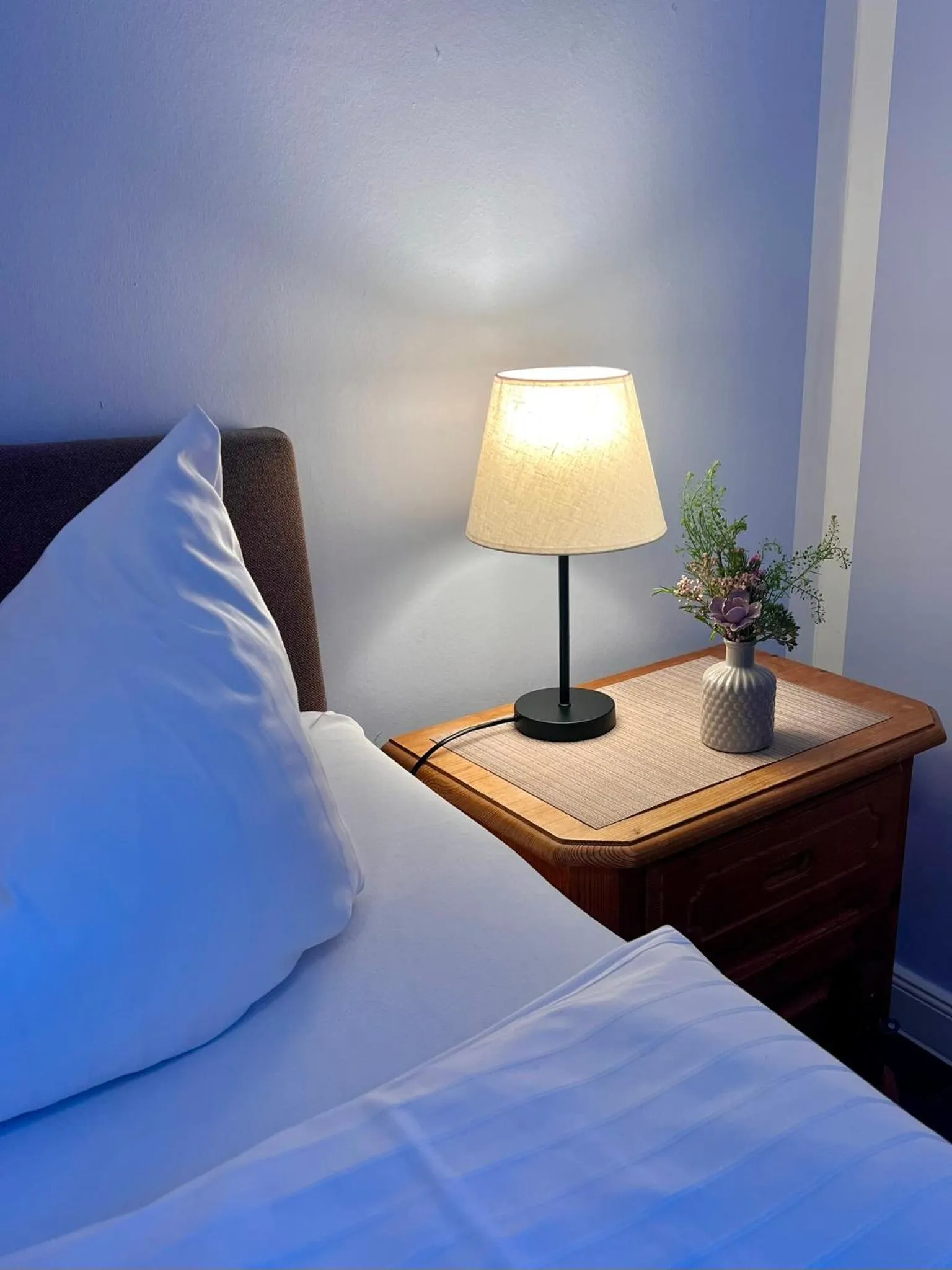 Night, Bed in Hotel Holsteinische Schweiz am Dieksee