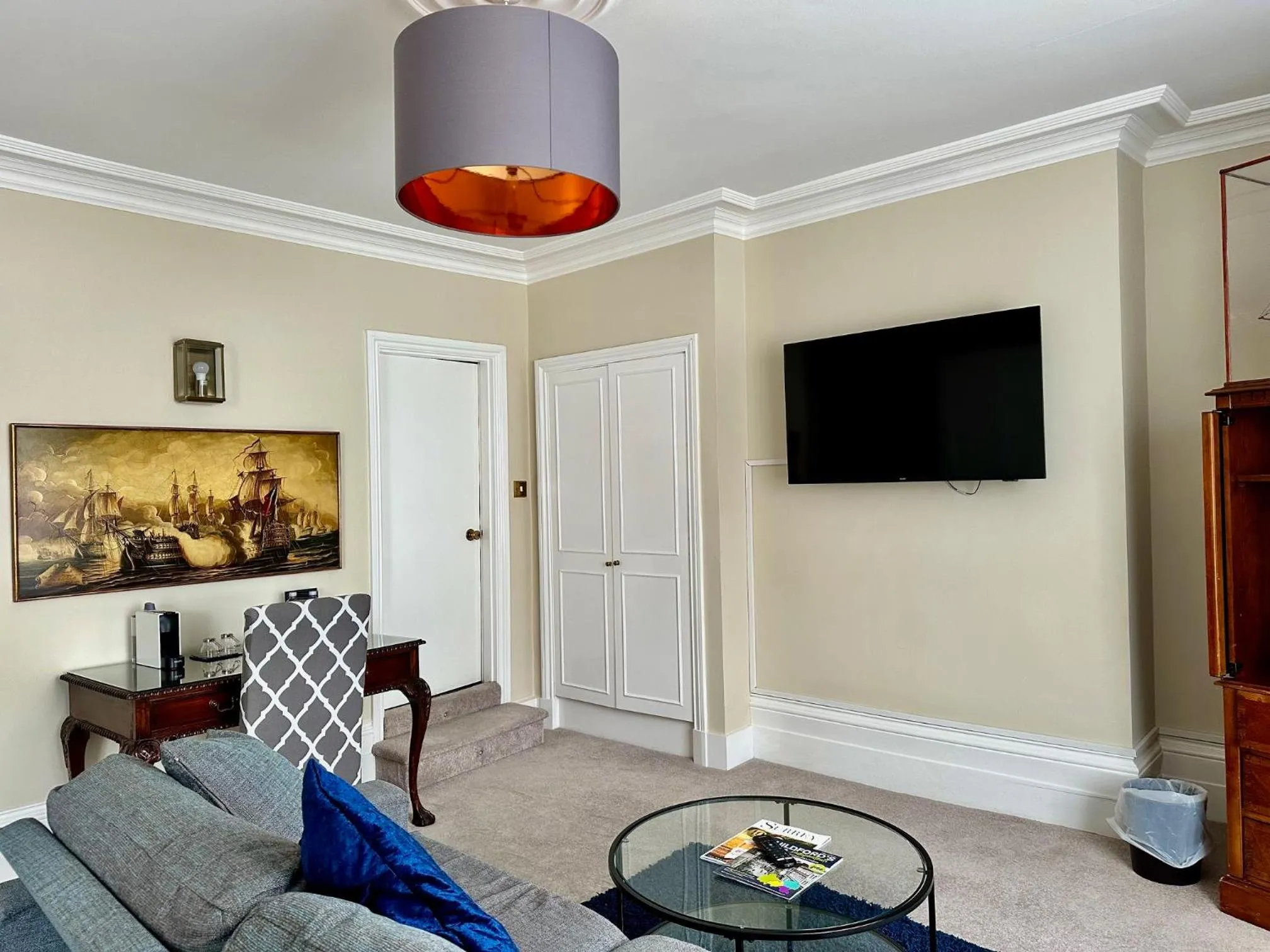 Communal lounge/ TV room in The Angel Posting House & Livery