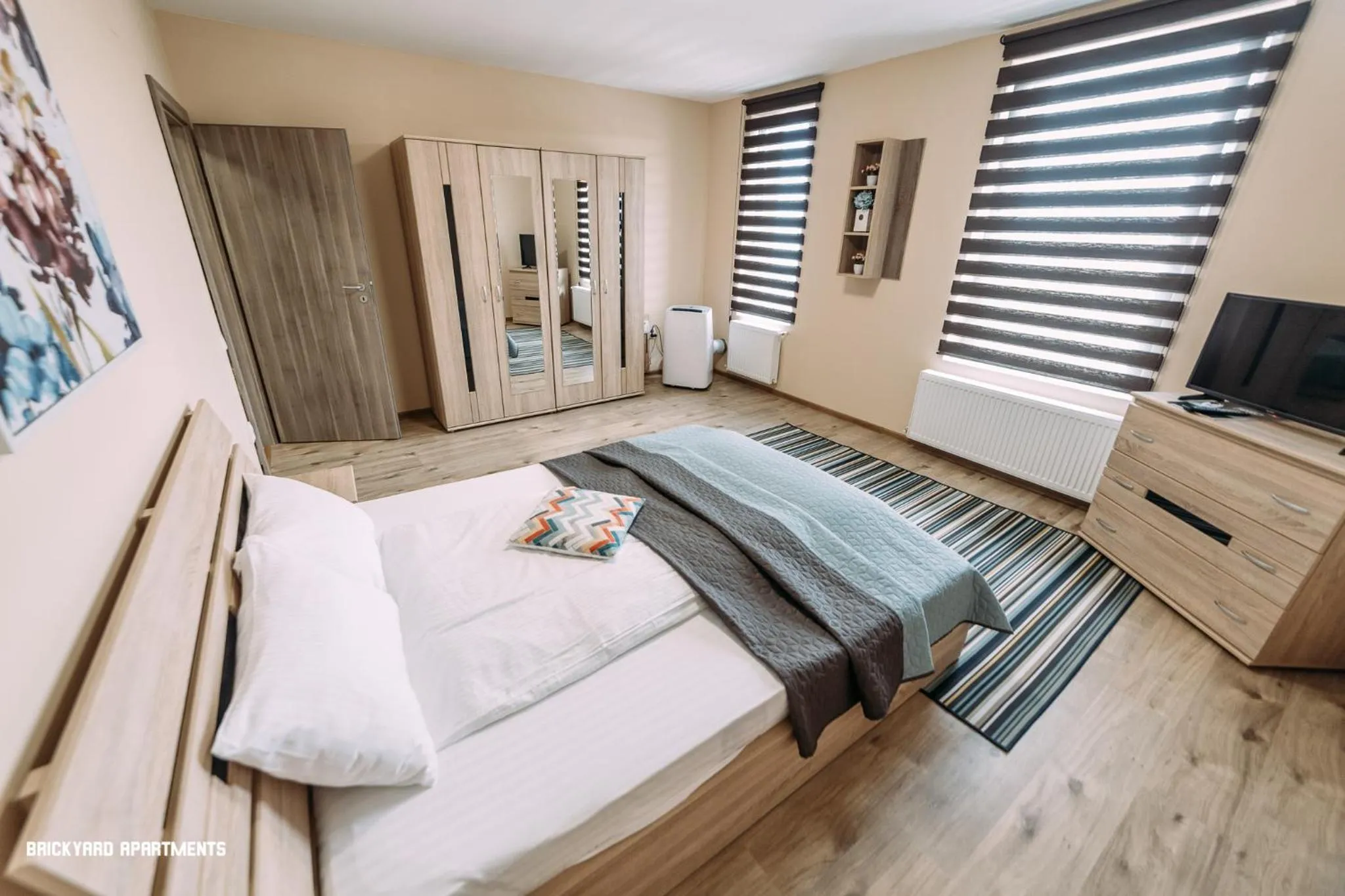 Bed in Brickyard Apartments Cluj