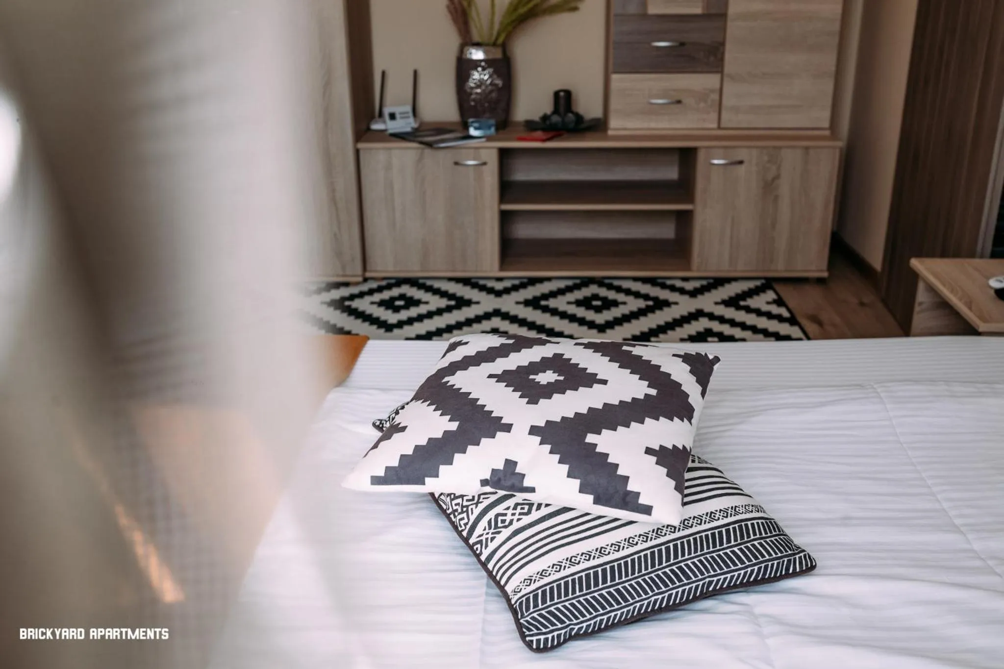 Bed in Brickyard Apartments Cluj