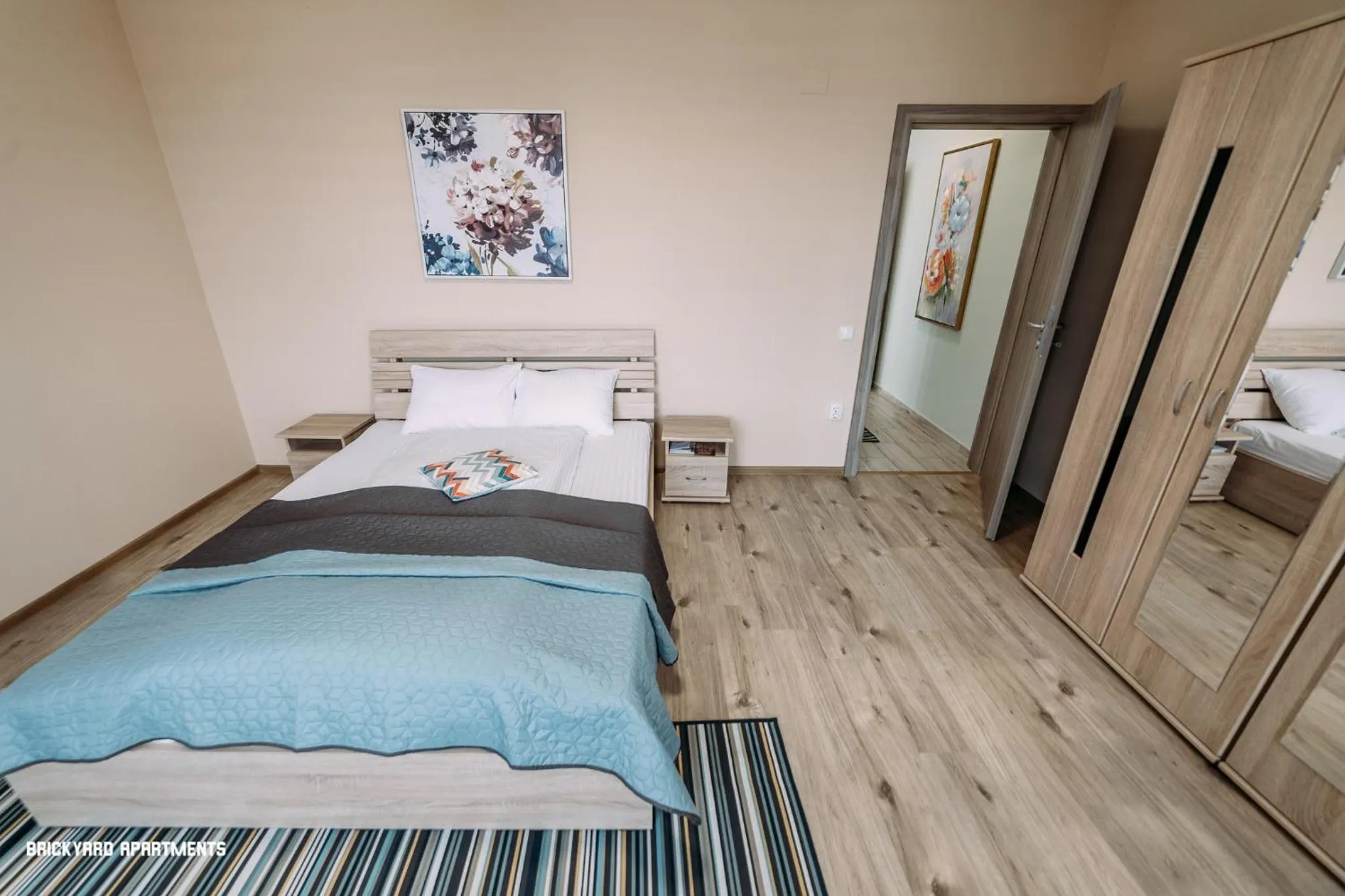 Bed in Brickyard Apartments Cluj