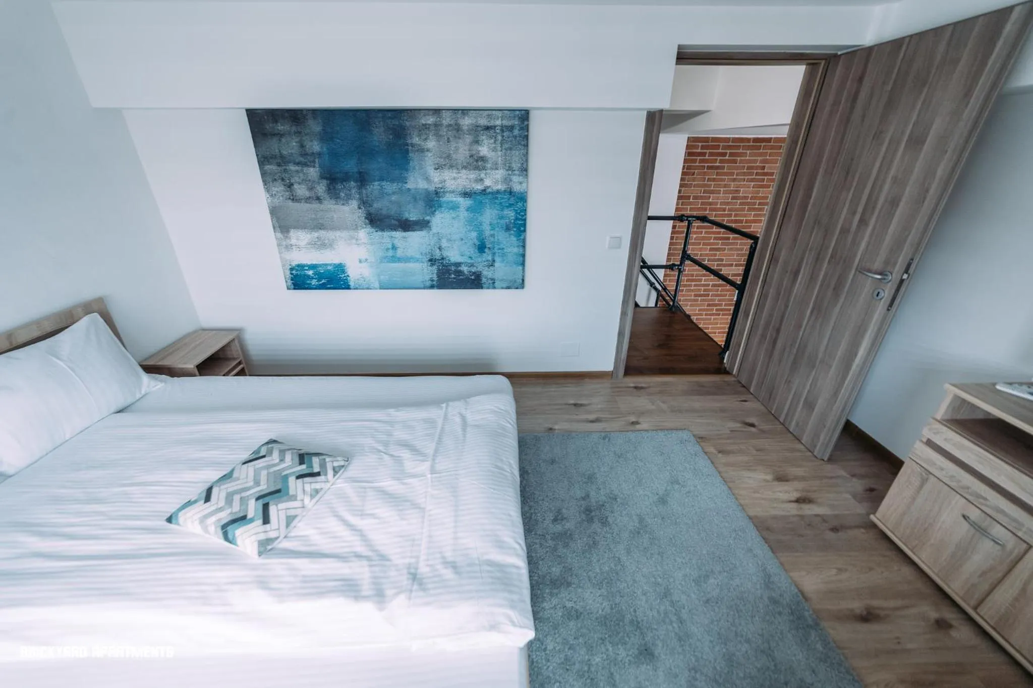 Bed in Brickyard Apartments Cluj