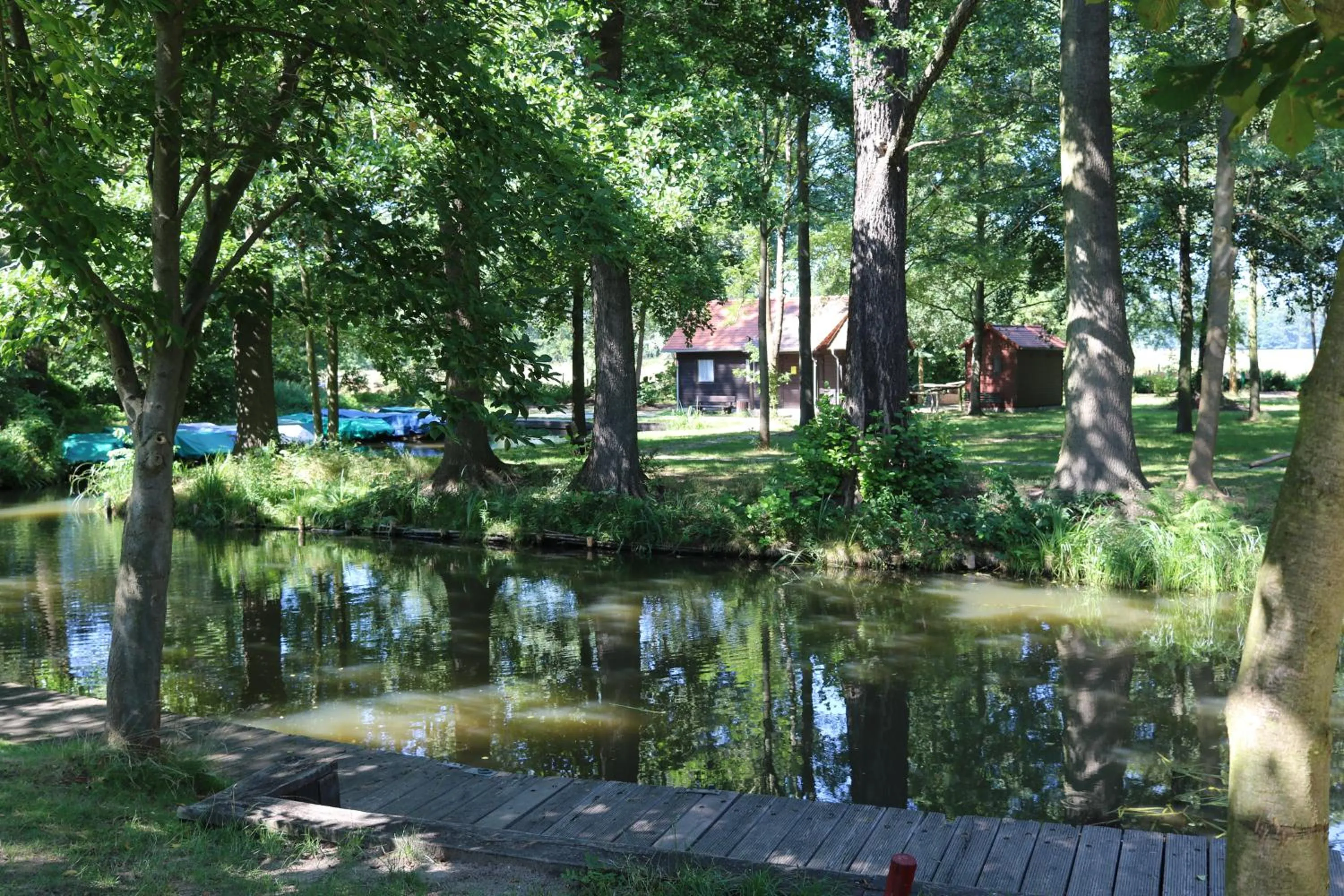 Canoeing in Radduscher Hafen