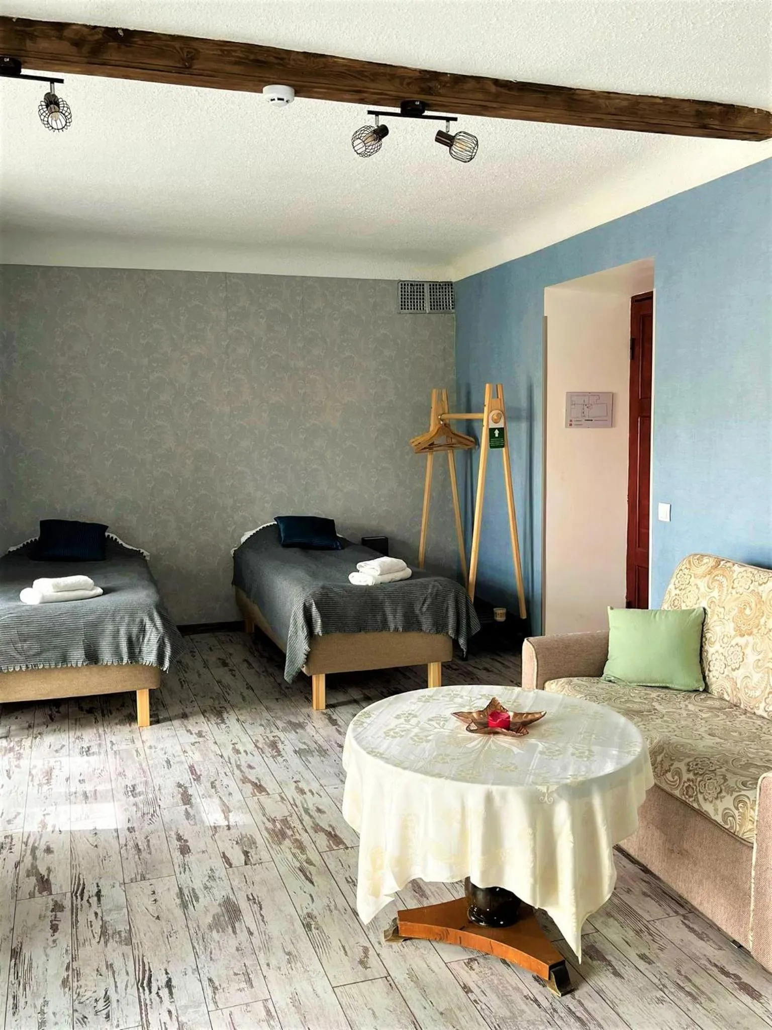 Bed in Godart Rooms Guesthouse