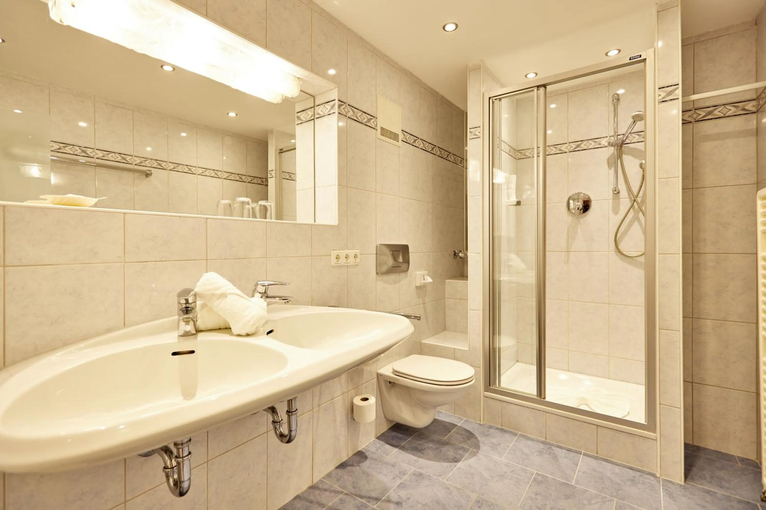 Bathroom in Alpenhotel Rieger