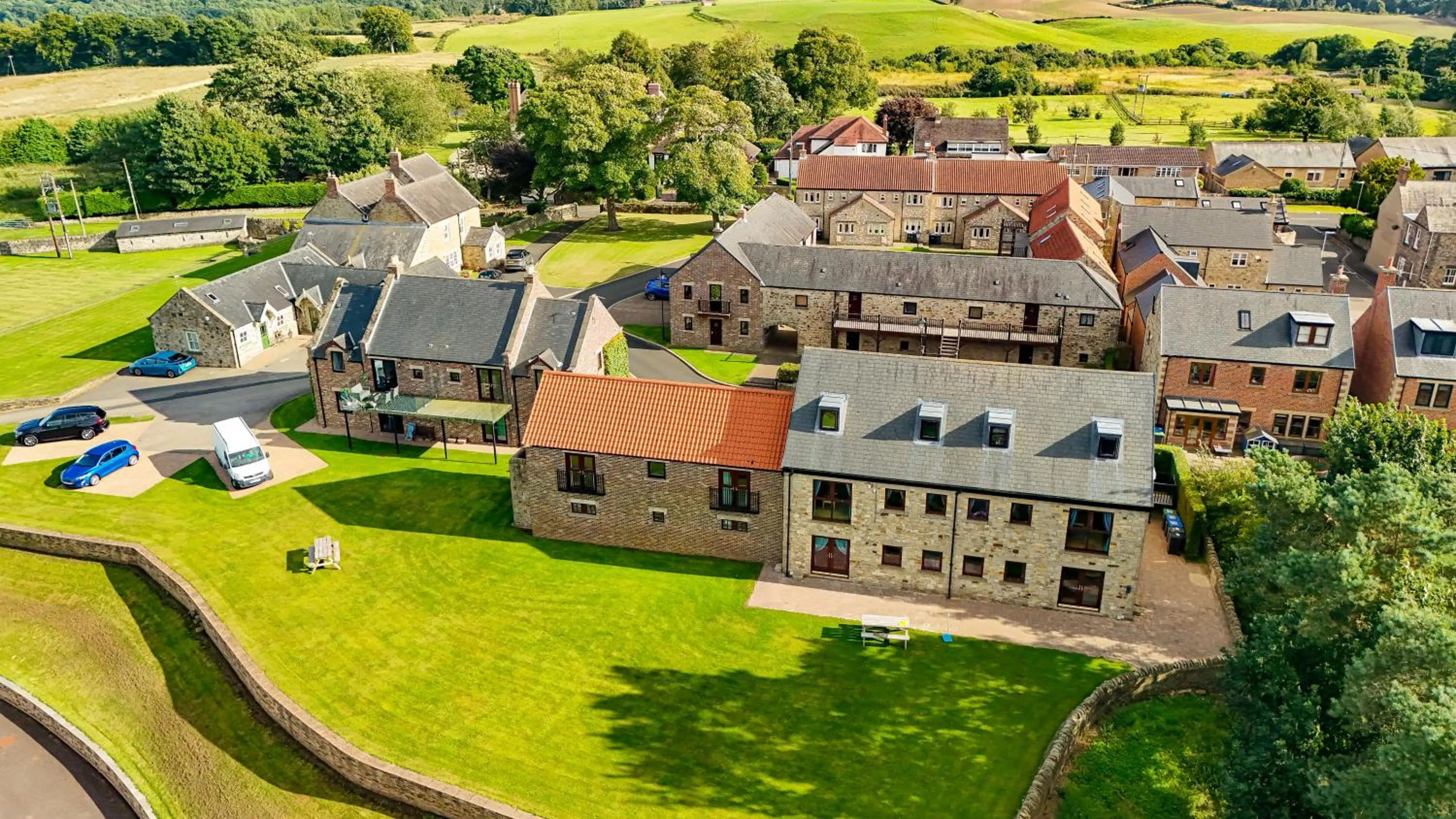 Property building in Plawsworth Hall Serviced Cottages and Apartments