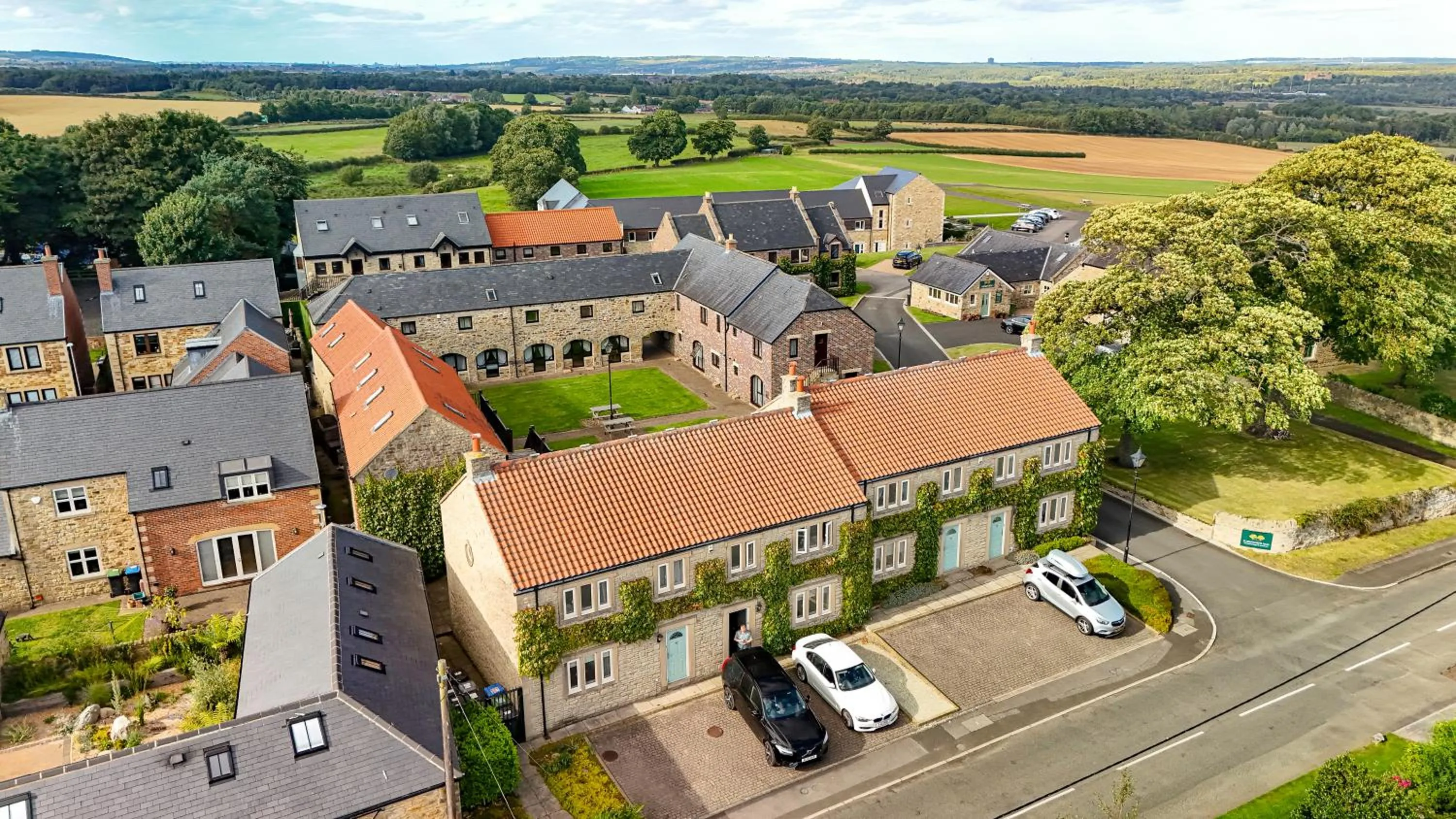 Property building in Plawsworth Hall Serviced Cottages and Apartments