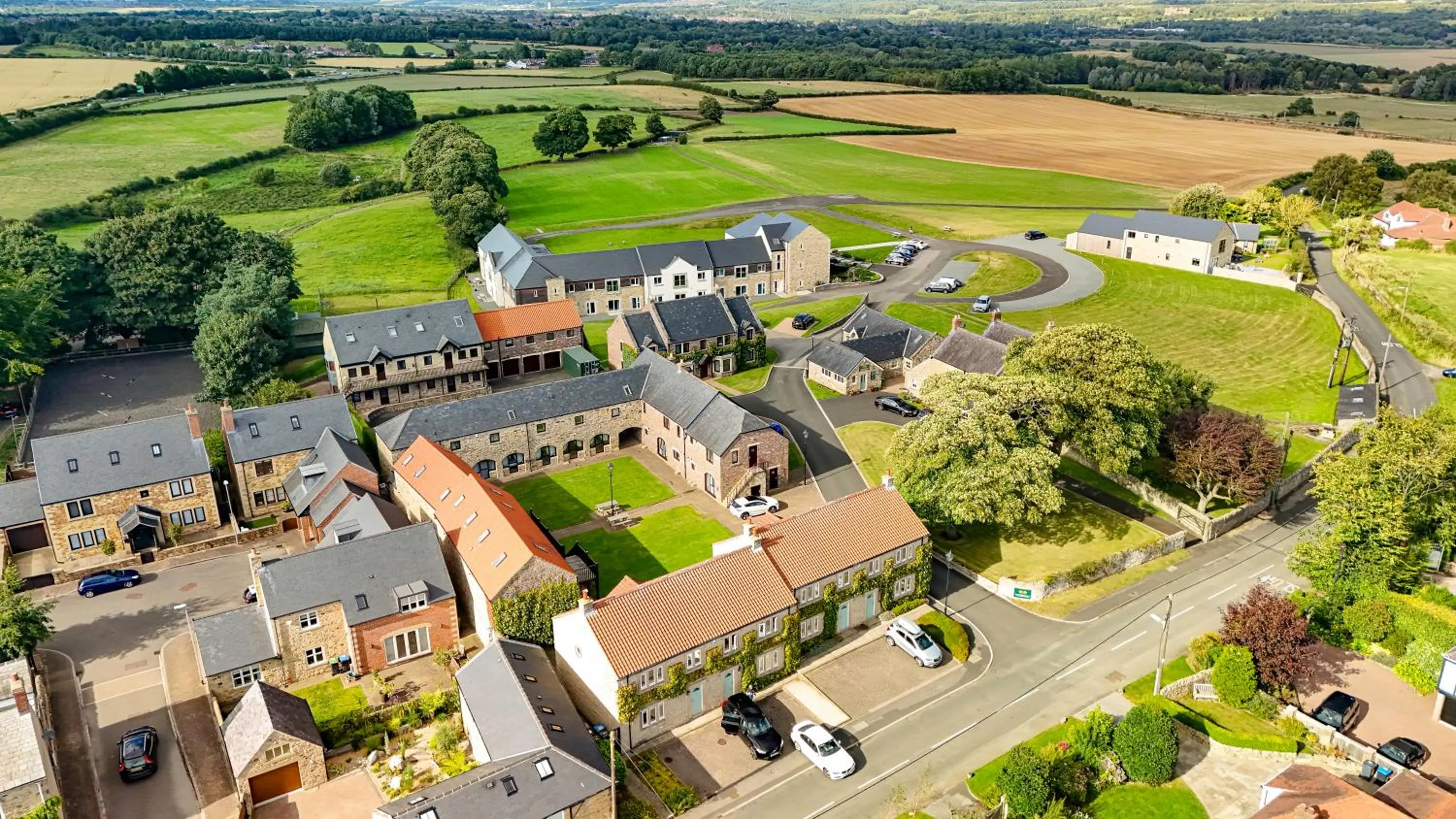 Property building in Plawsworth Hall Serviced Cottages and Apartments