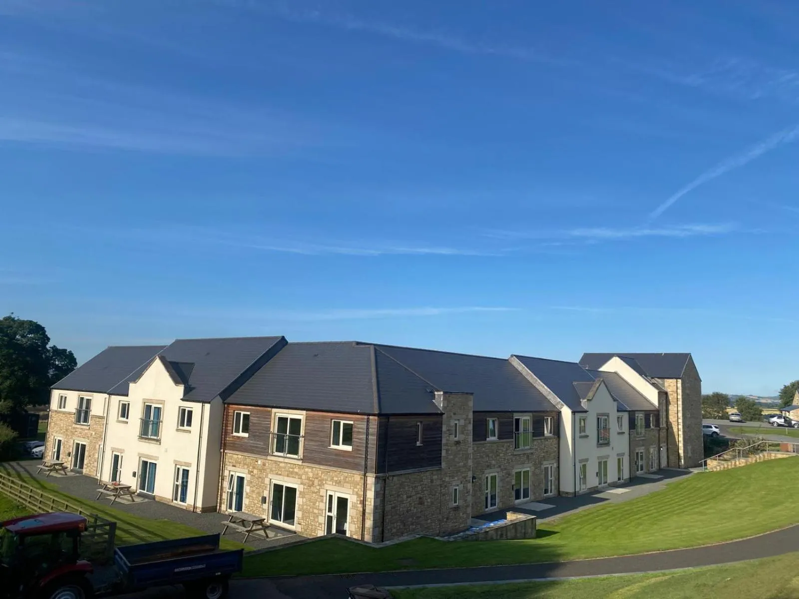Property building in Plawsworth Hall Serviced Cottages and Apartments
