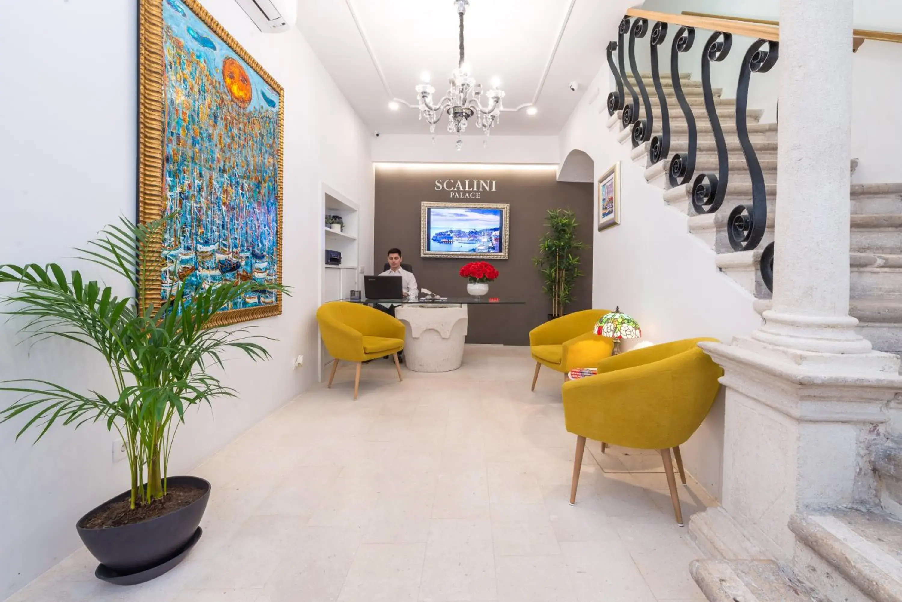 Lobby or reception in Scalini Palace Lobby or reception in Scalini Palace