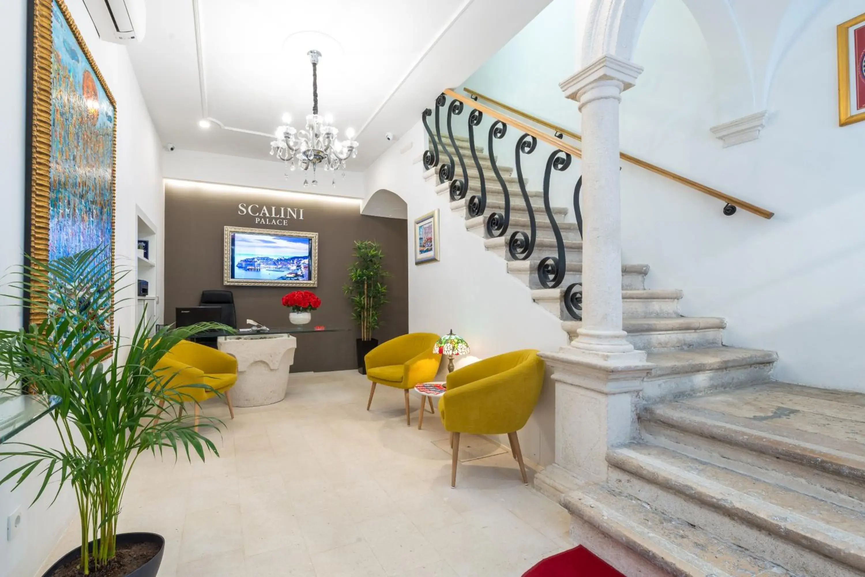 Lobby or reception in Scalini Palace Lobby or reception in Scalini Palace