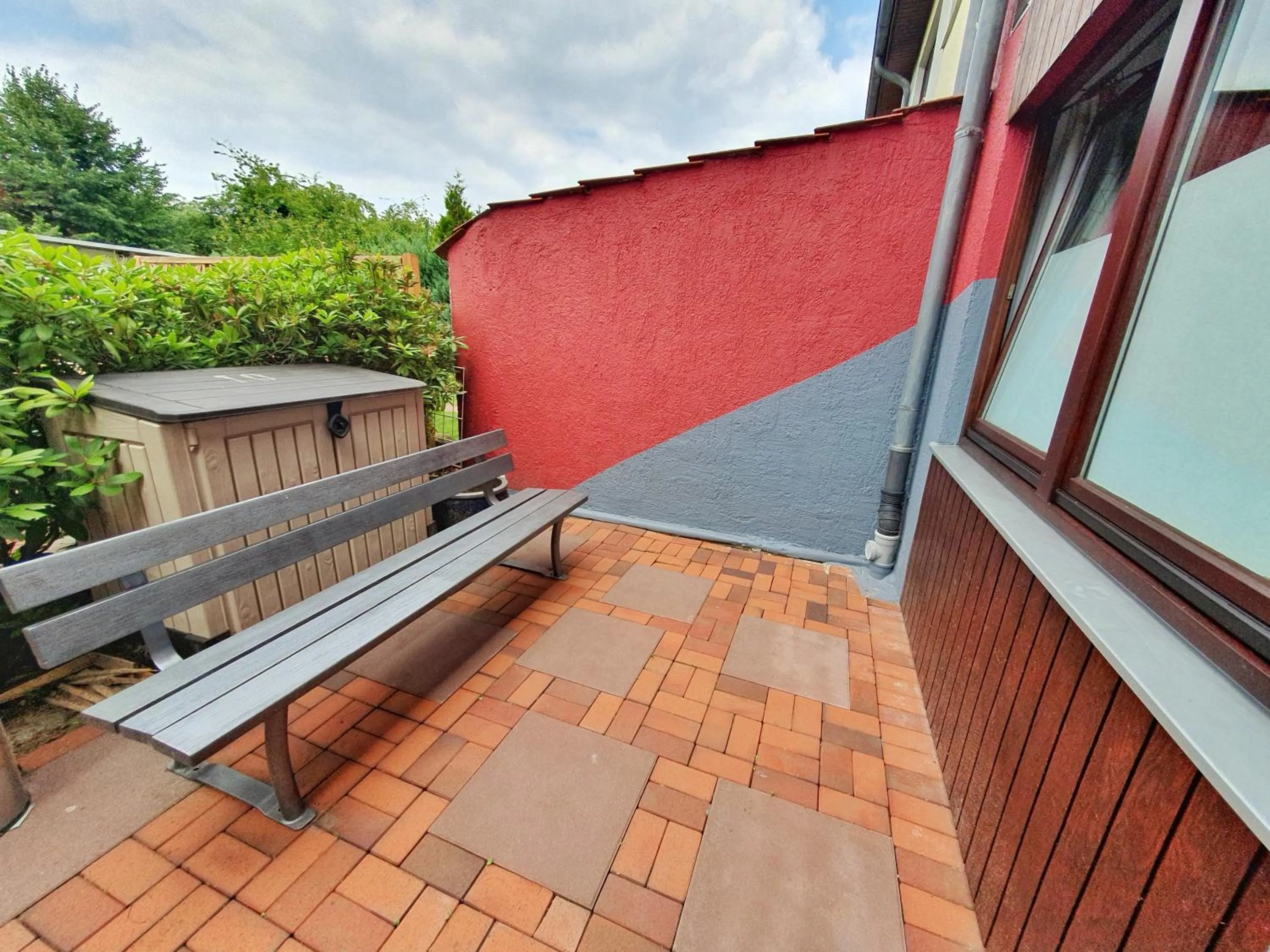 Patio in Aparthotel Jonas