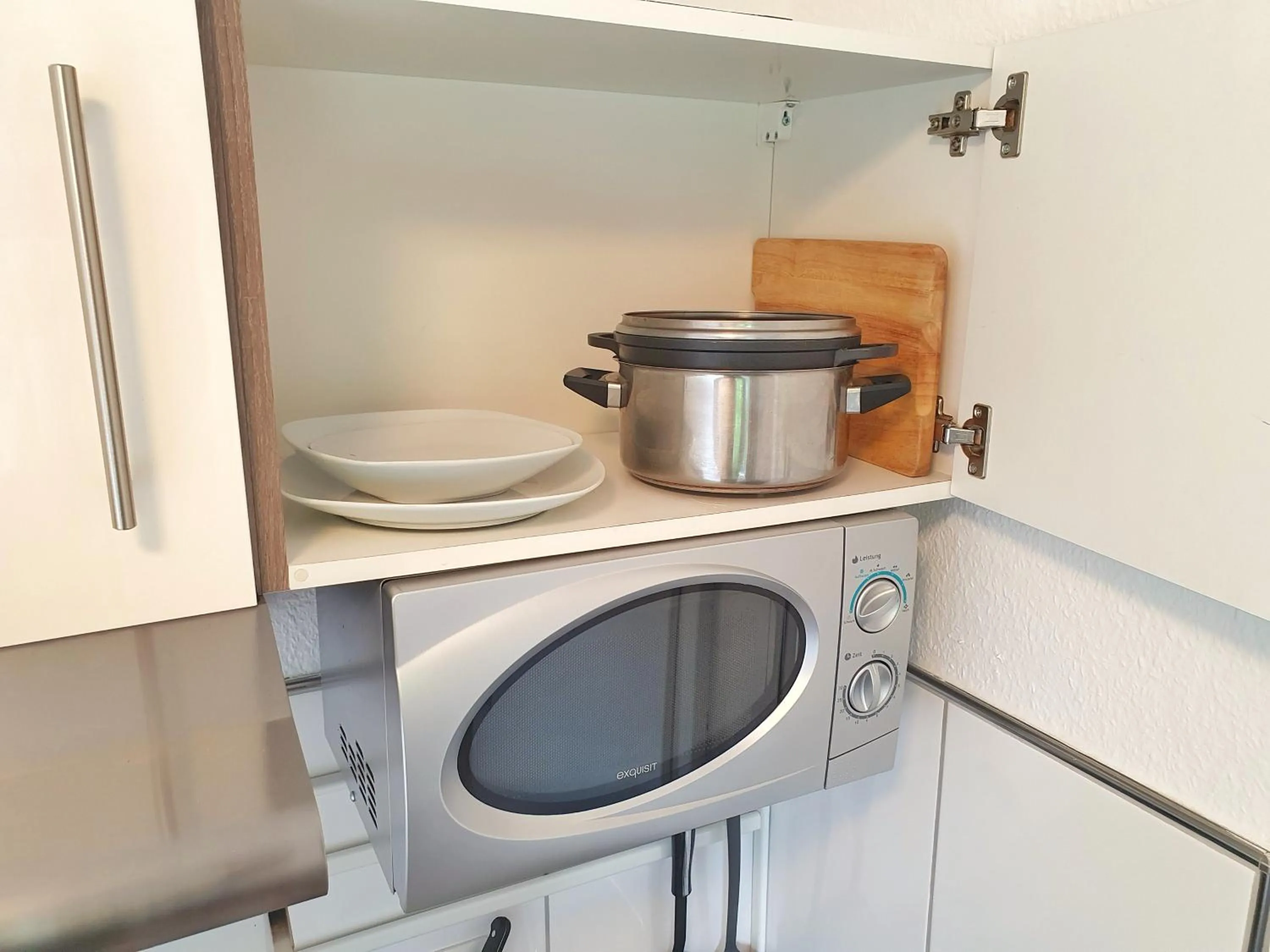 Kitchen or kitchenette in Aparthotel Jonas