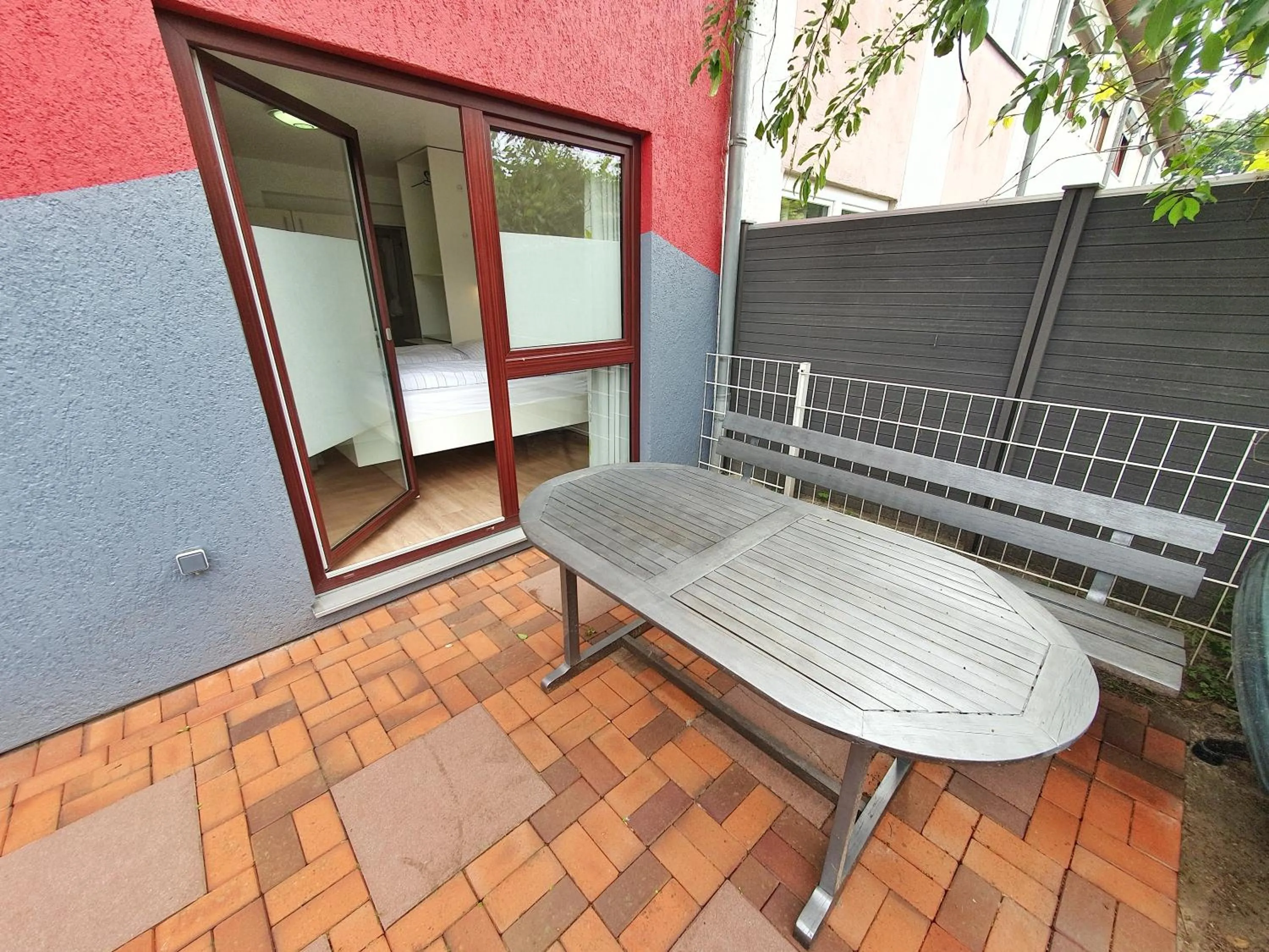 Patio in Aparthotel Jonas